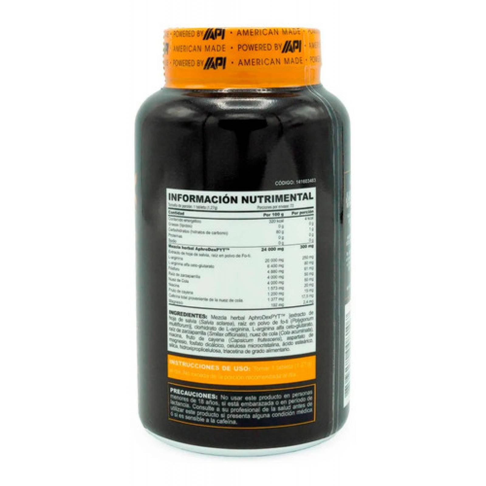 Phytonx Mezcla Herbal Y L arginina Adv Performulations 72 T