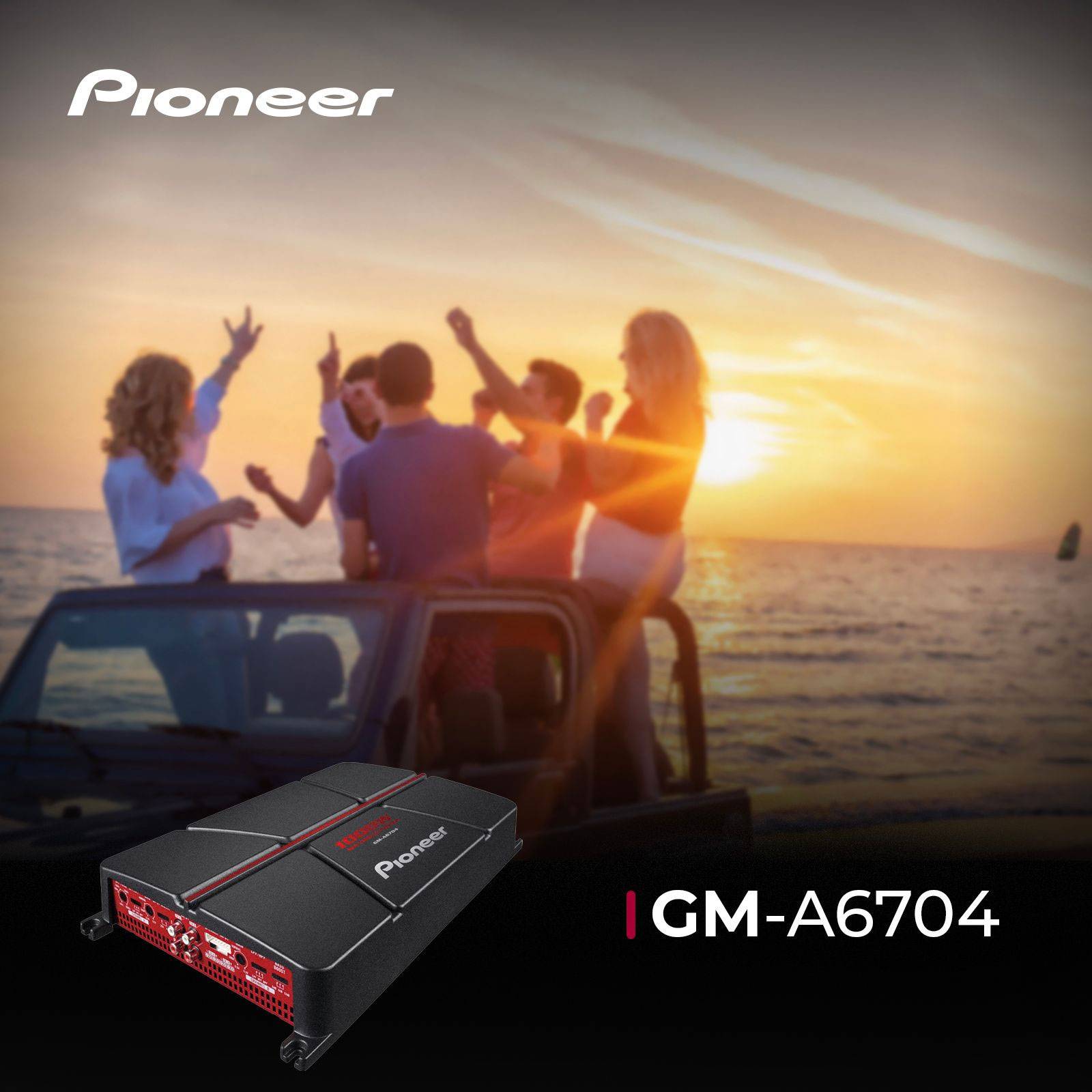 Amplificador Pioneer GM-A6704 1000W - Hola Compras