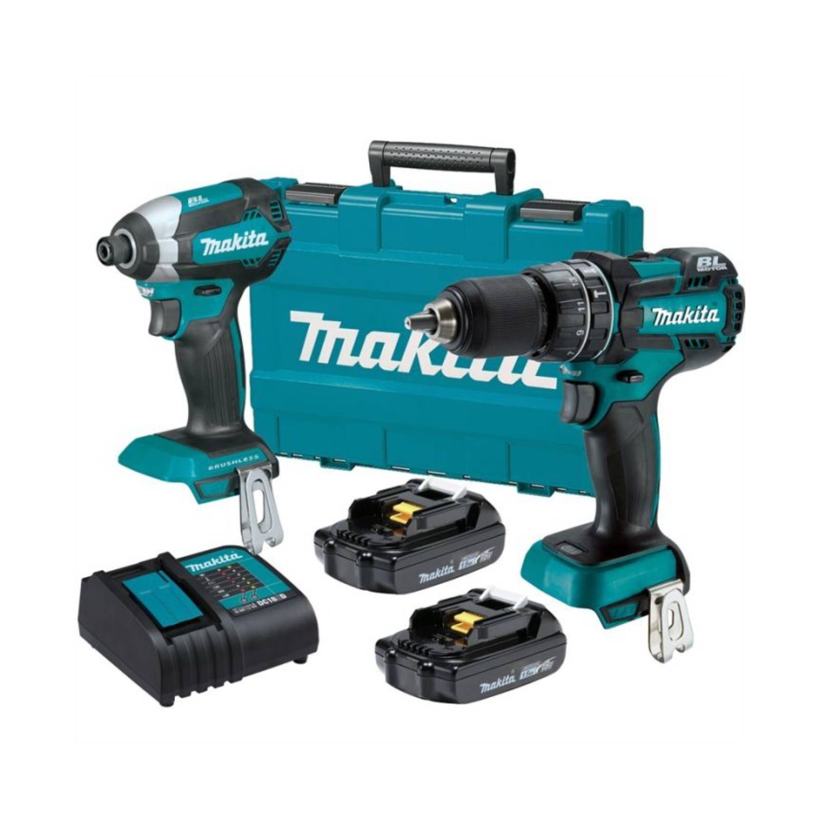 Combo Rotomartillo Dh483 Y Atornillador Dt155 Makita