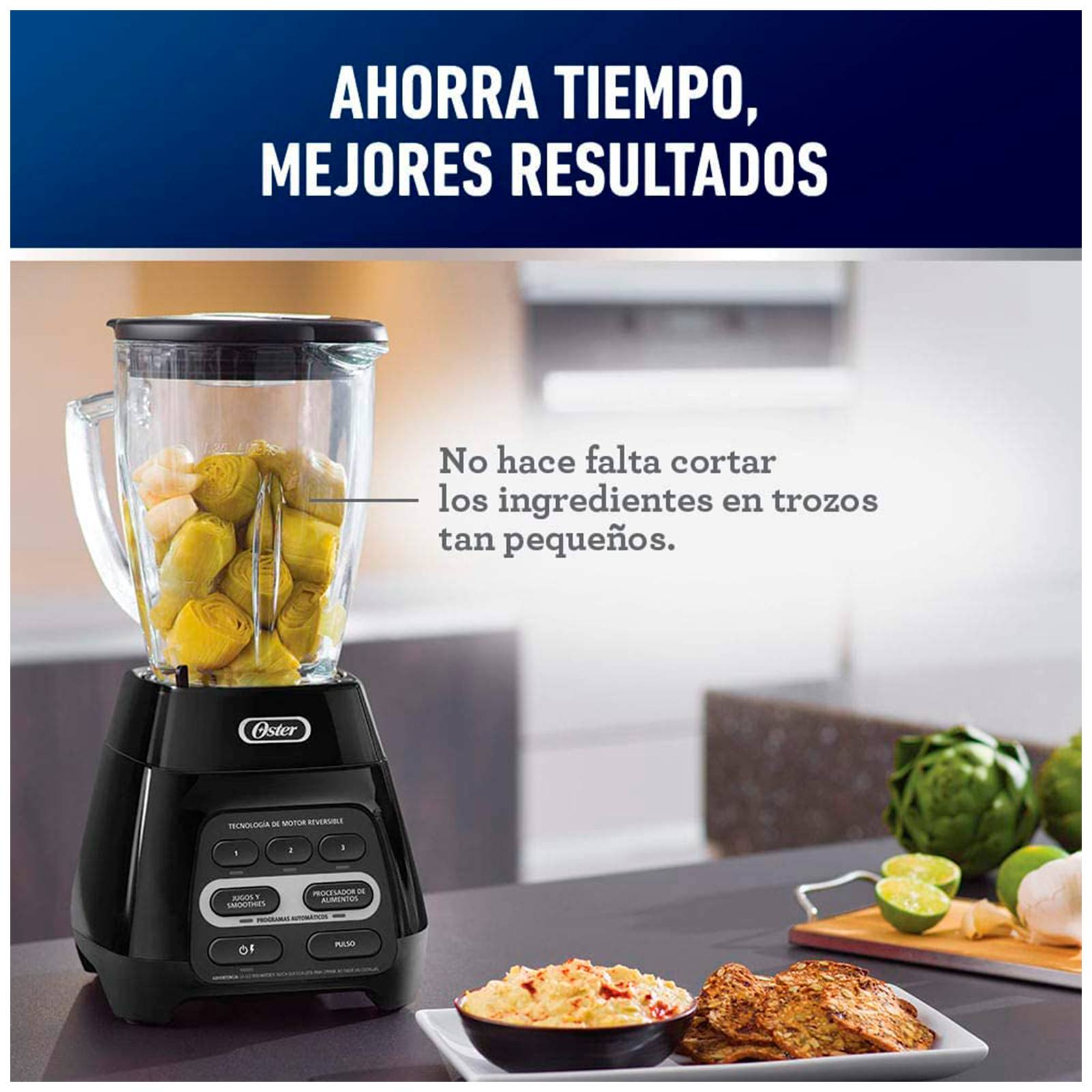 Licuadora Tecnología Reversible Oster 1 5 Litros Vidrio 3 Vel