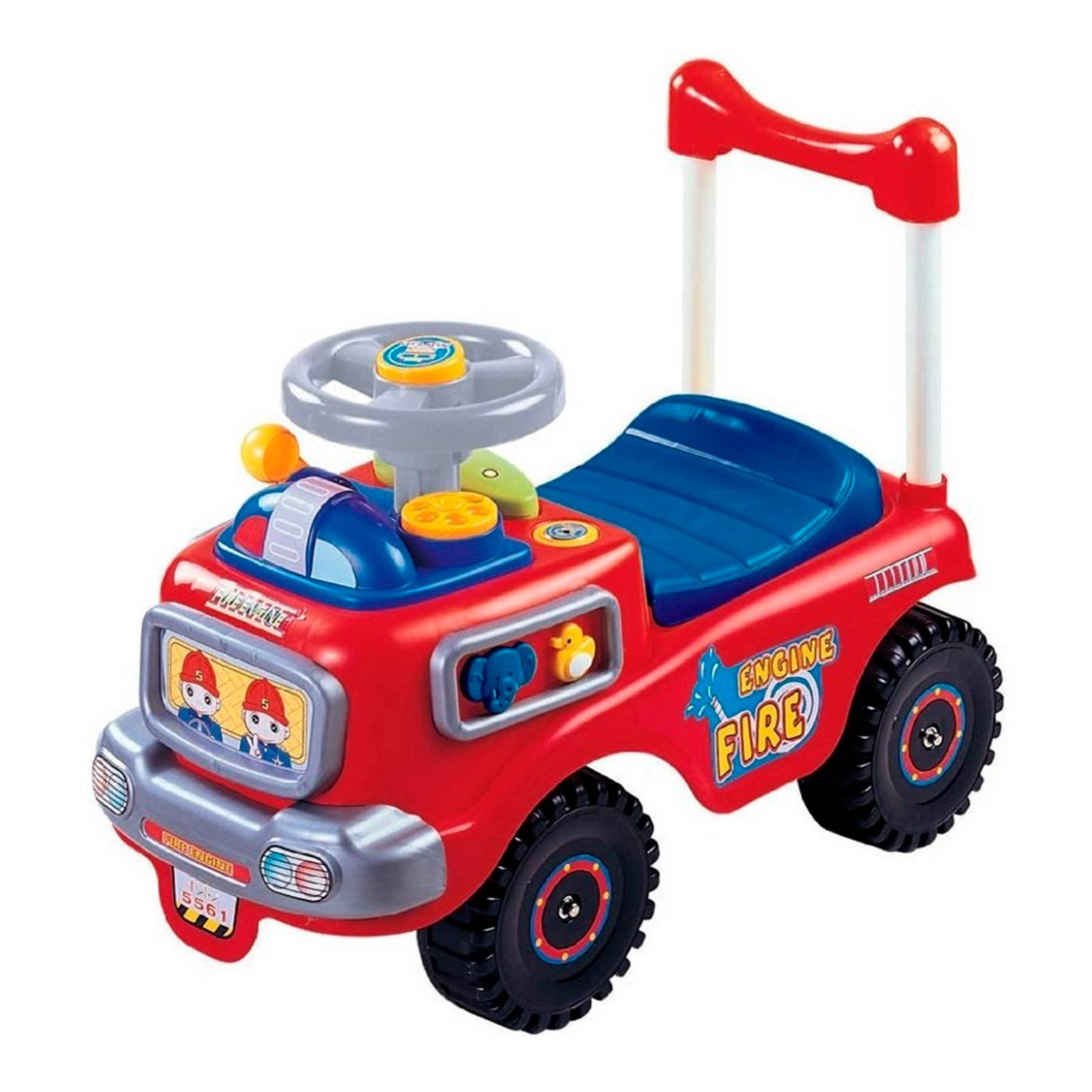 Montable Carro Impulso Bombero Rojo MY 5561B My Toy