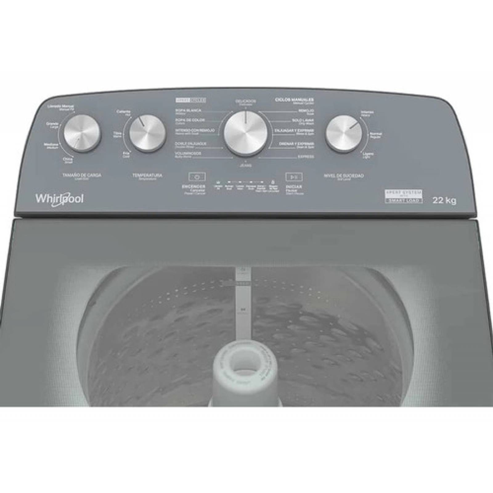 Lavadora Whirlpool 8mwtw2224wjm 22kg Xpert System Smart Load