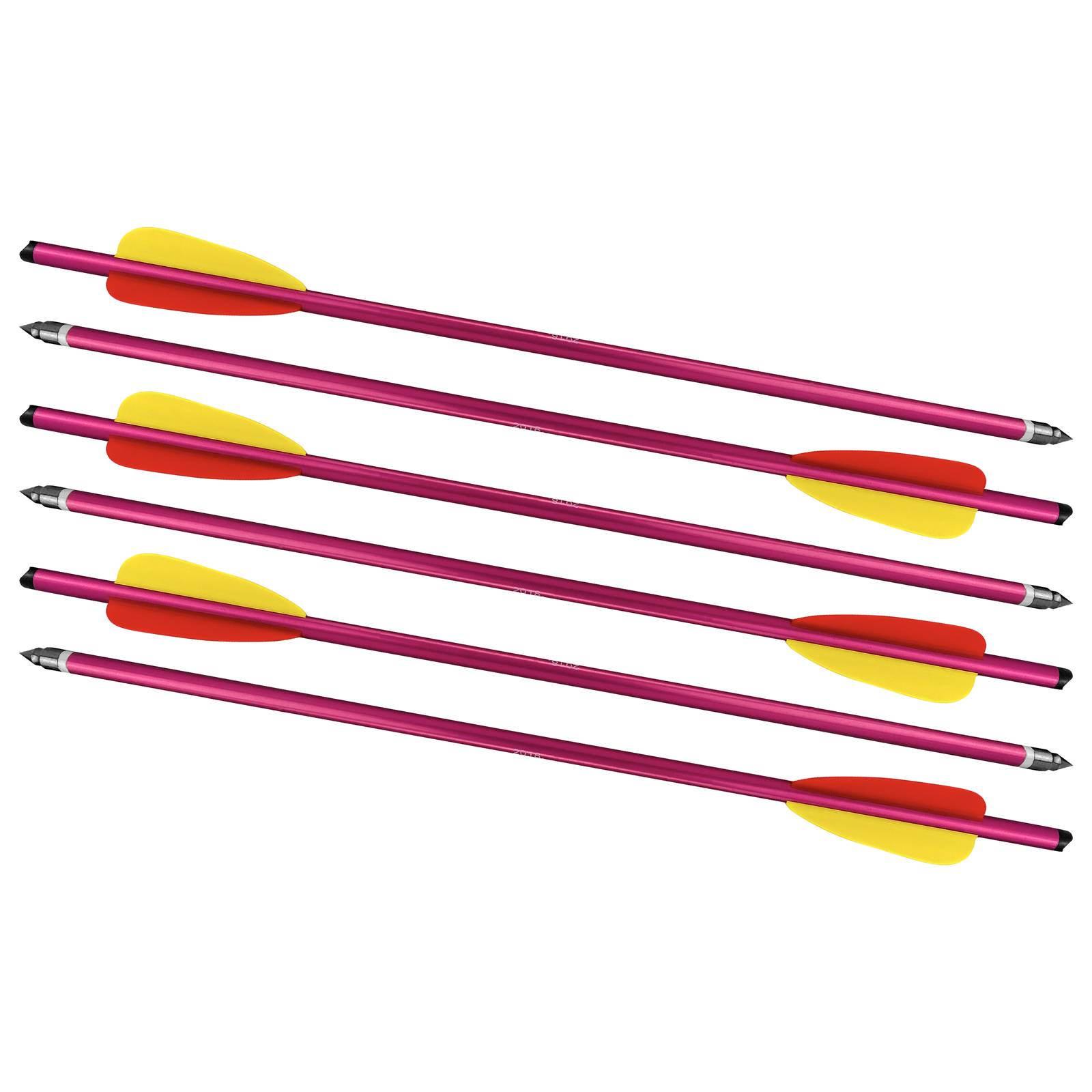 Flechas Para Ballesta Aluminio 14 Pack 6 Pzas Mendoza