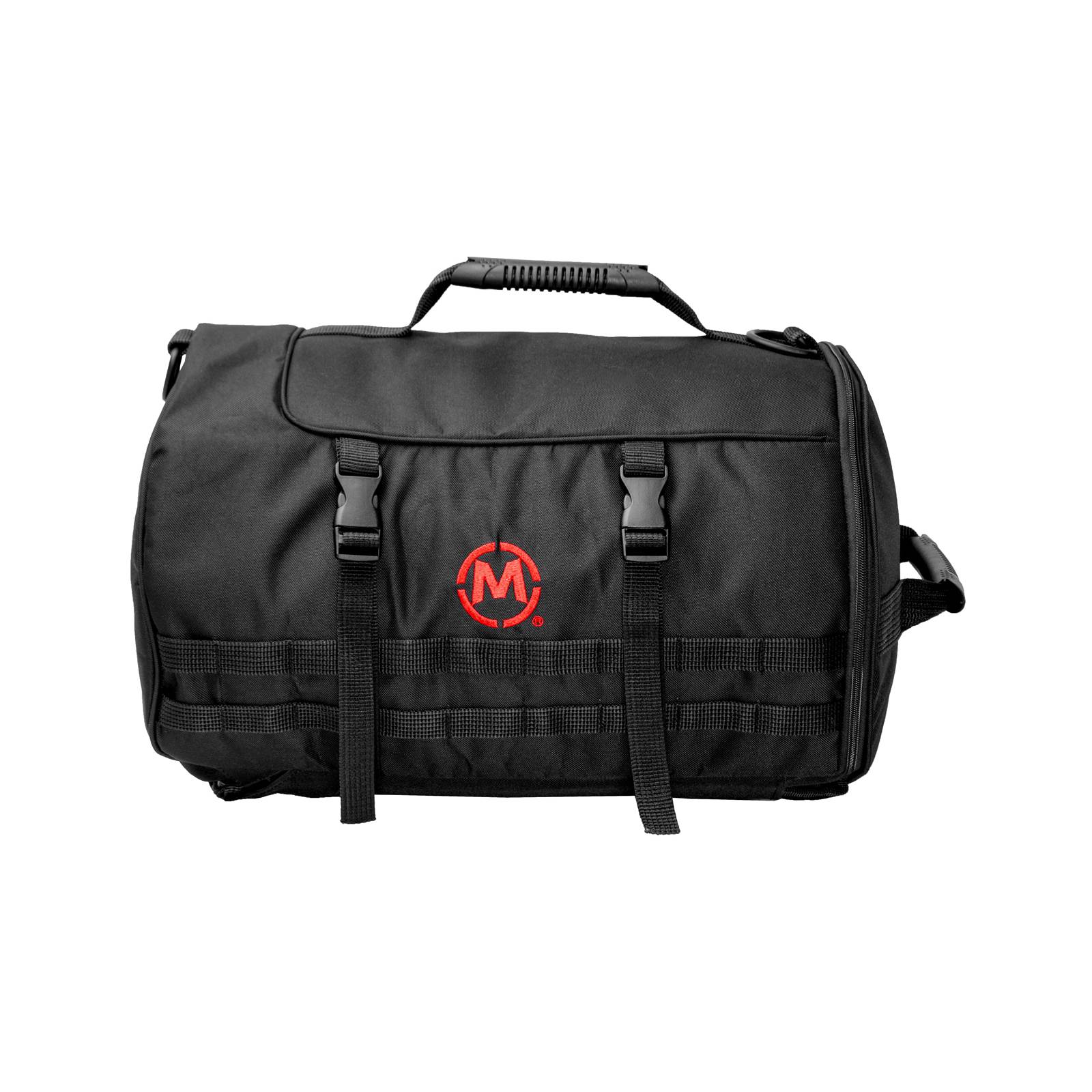 Duffle Bag Negra Asa Reforzada 4 Formas Agarre Mendoza