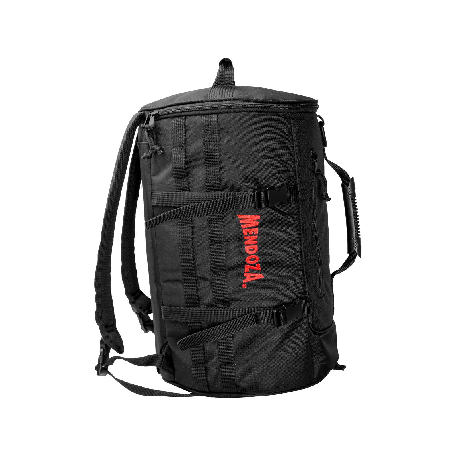 Duffle Bag Negra Asa Reforzada 4 Formas Agarre Mendoza