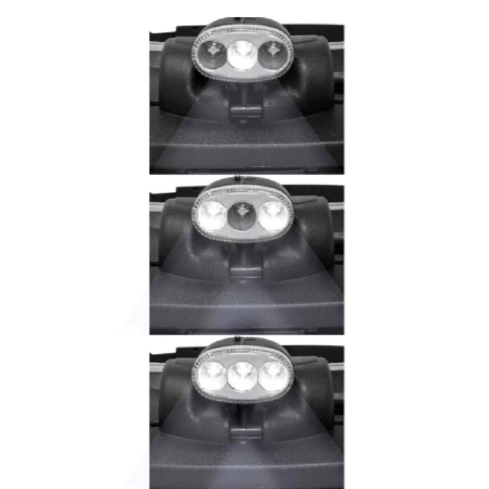 Lupa Visor 1 2x 3 5 x Con 3 Luz Led y 5 Lentes Verden