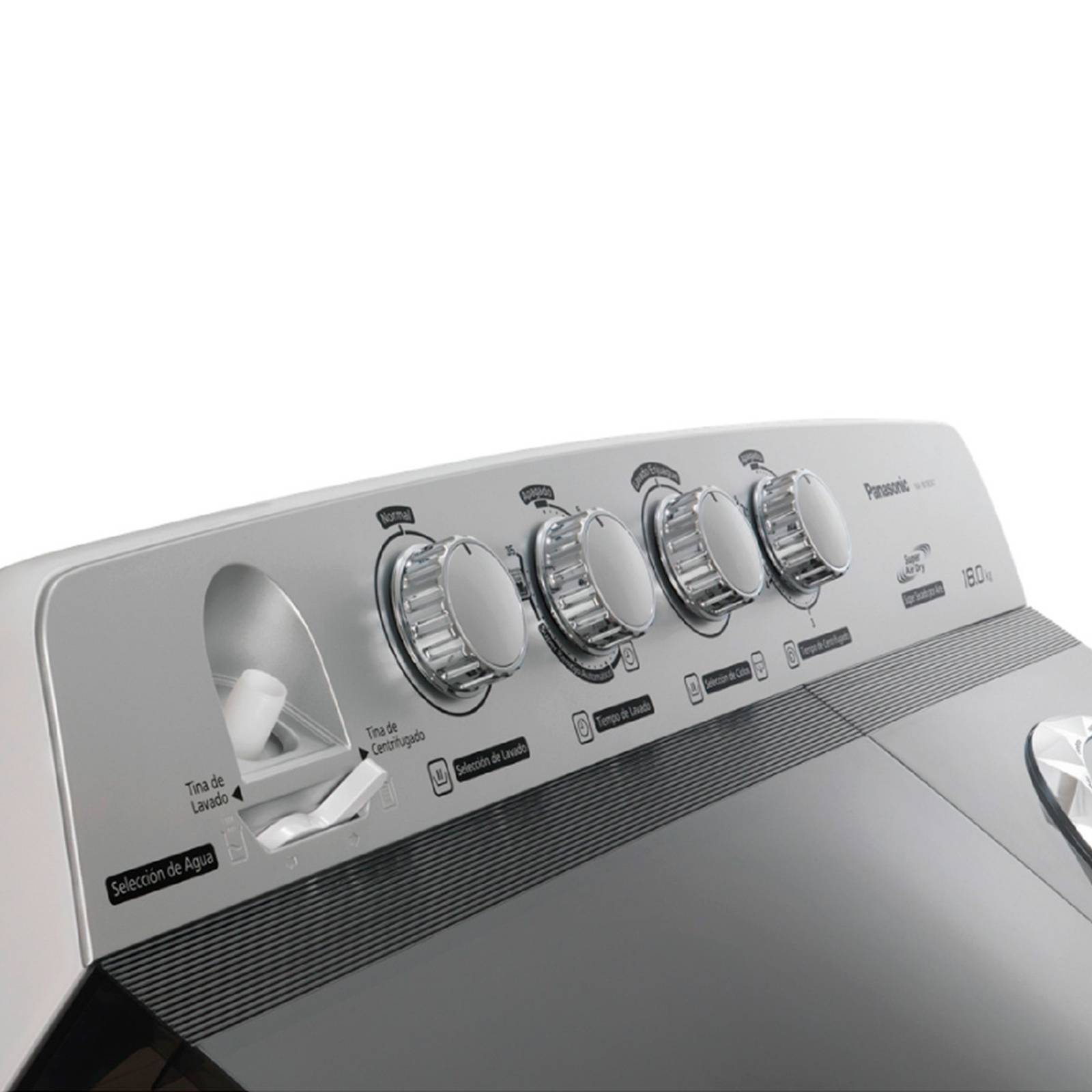 Lavadora Panasonic 2 Tinas 18 Kg Na w180x Super Air Dry