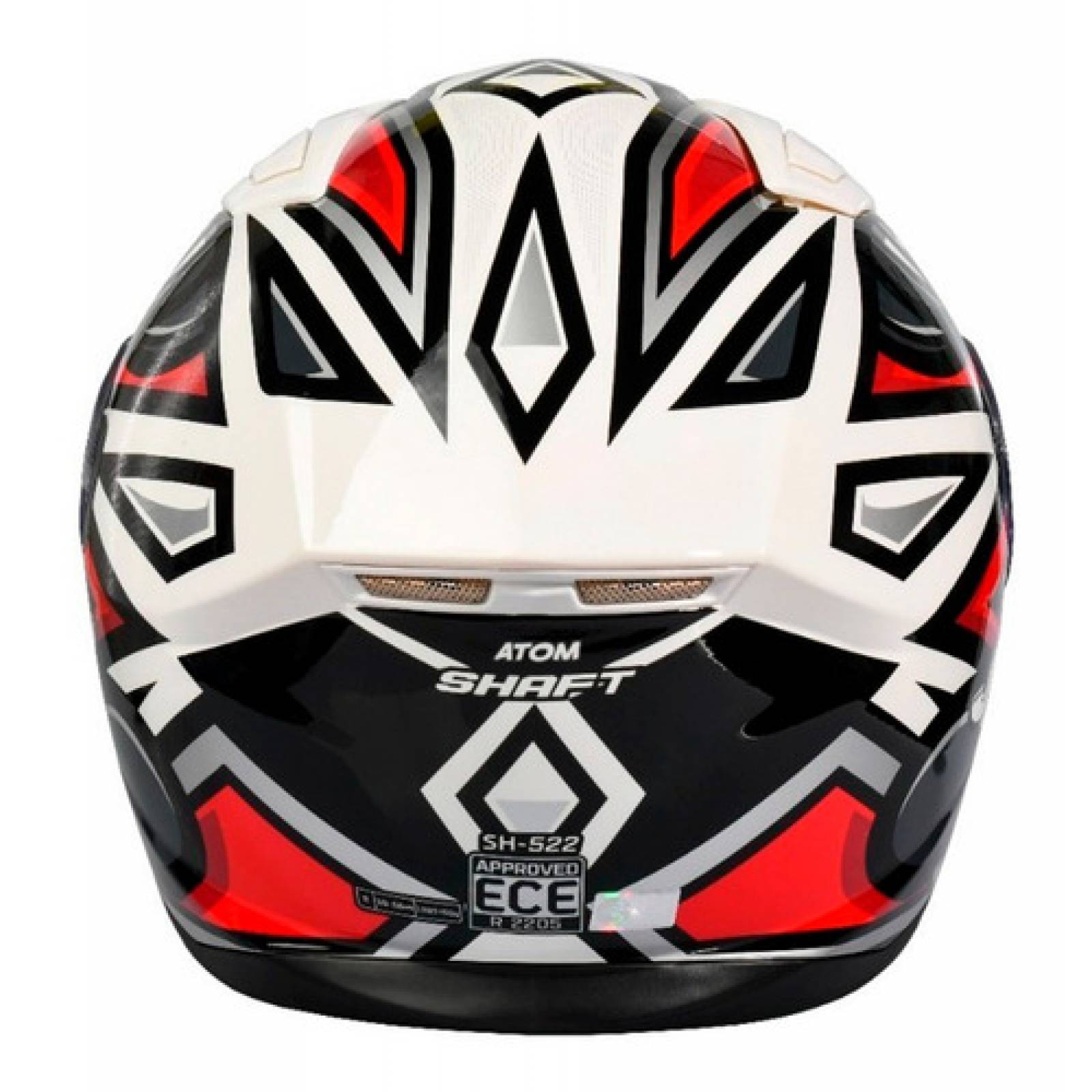Casco Integral Para Moto Abs Shaft Atom Xl Blanco