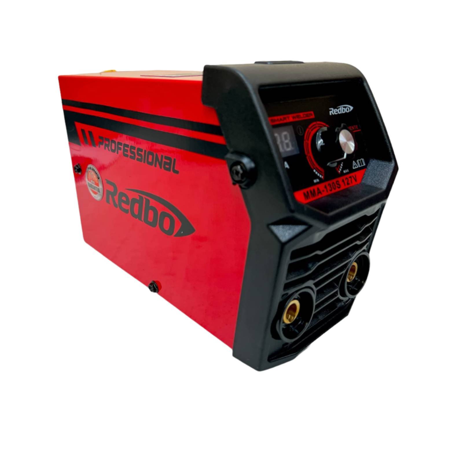 Soldadora Inversora 127V MMA130S Roja Redbo