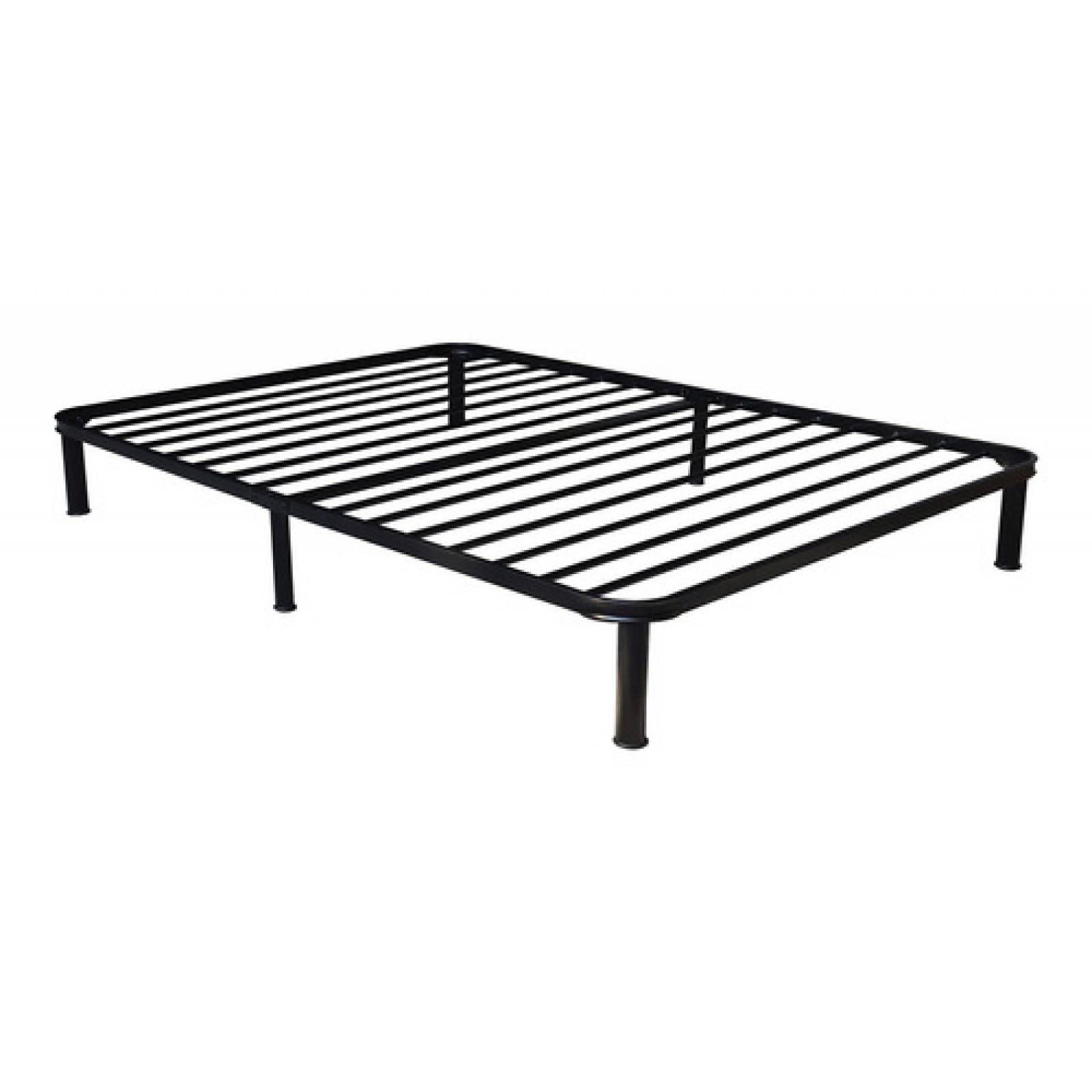 Base Plegable De Acero Negro Para Cama Matrimonial Diecsa