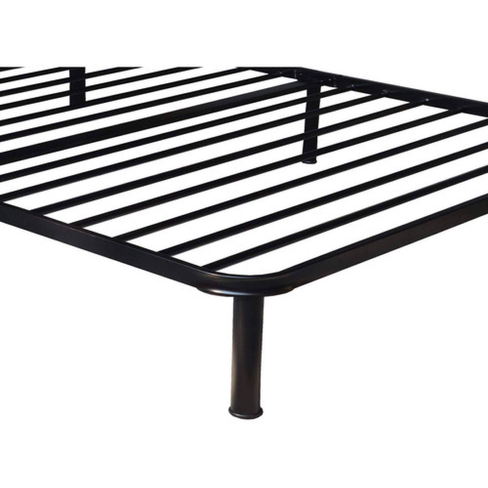Base Plegable De Acero Negro Para Cama Matrimonial Diecsa