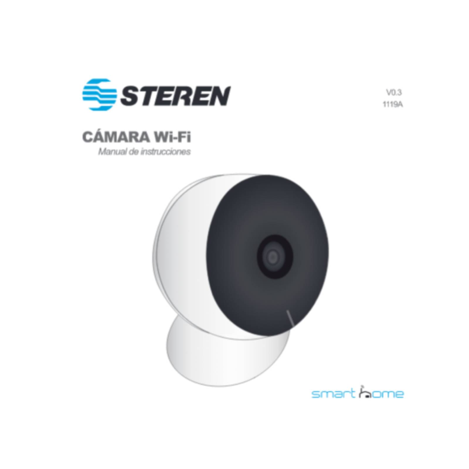 Cámara De Seguridad Fija Wi fi Hd Cctv 206 Steren
