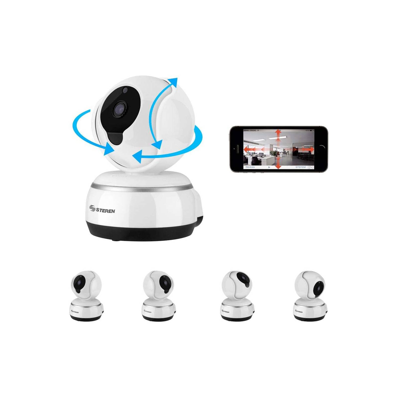 Cámara Seguridad Monitoreo Via Internet CCTV 207 Steren