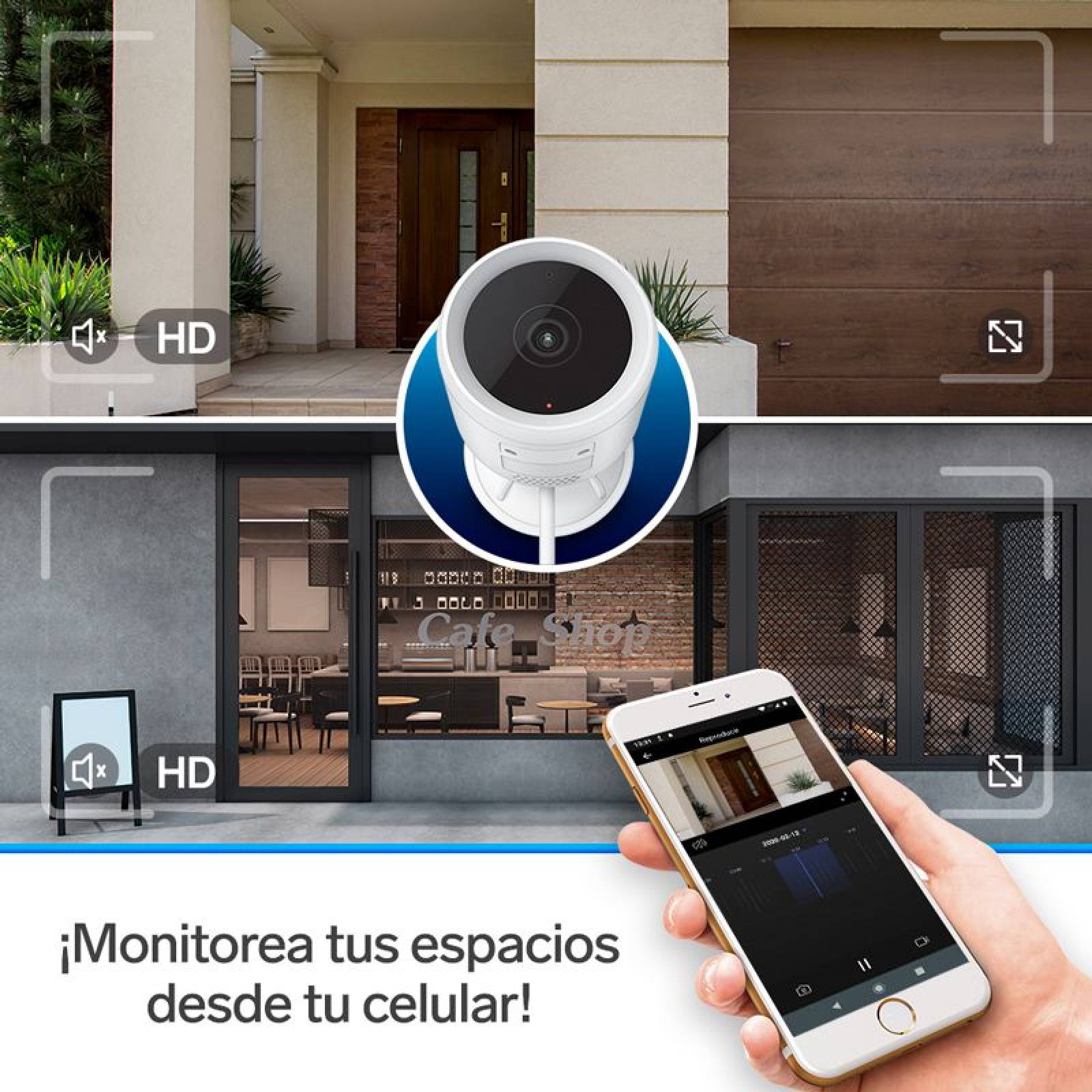 Cámara Seguridad Wi Fi Ethernet Full Hd Asistente Voz CCTV235 Steren