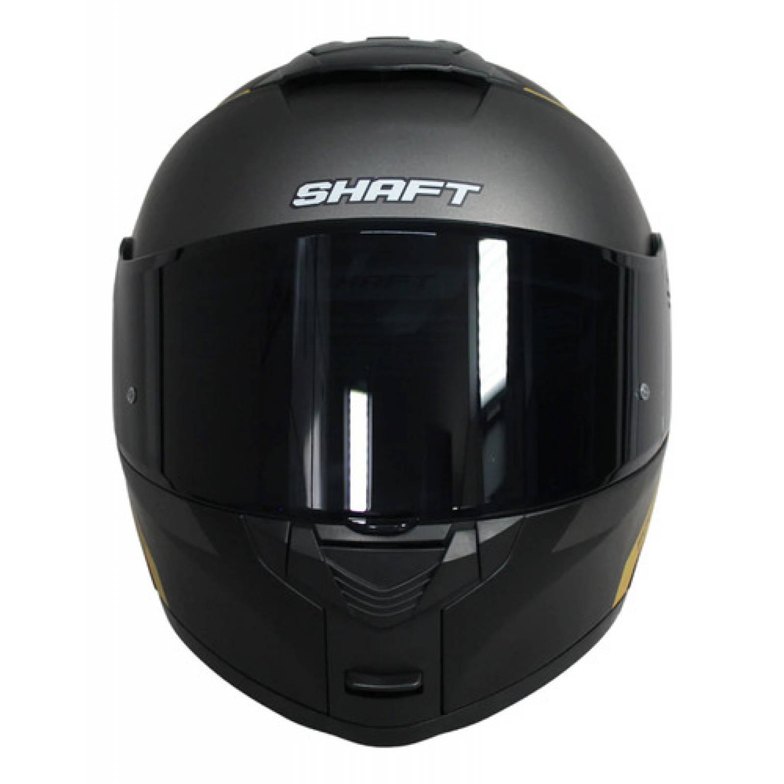 Casco Abatible Para Moto Abs Shaft Forza Xl Negro dorado Ece