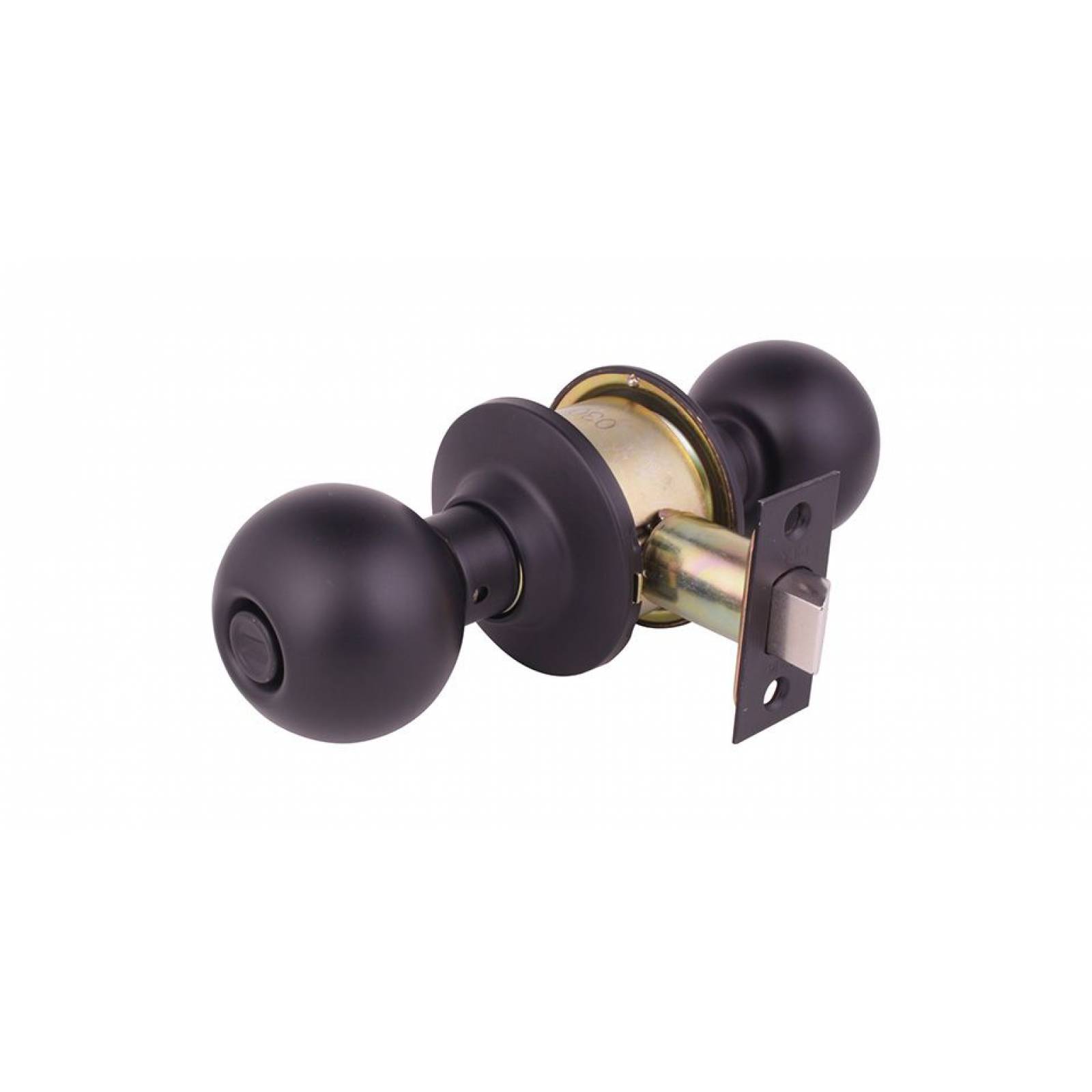 Cerradura De Perilla P Baño Ball Negro 89696 Yale
