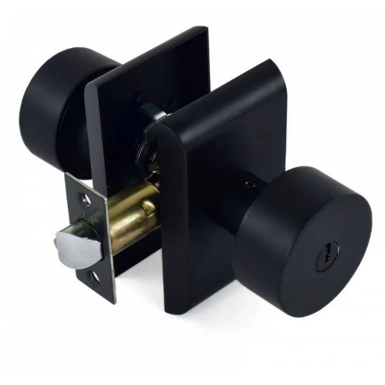 Cerradura De Perilla P Recamara Santa Fe Negro 89560 Yale