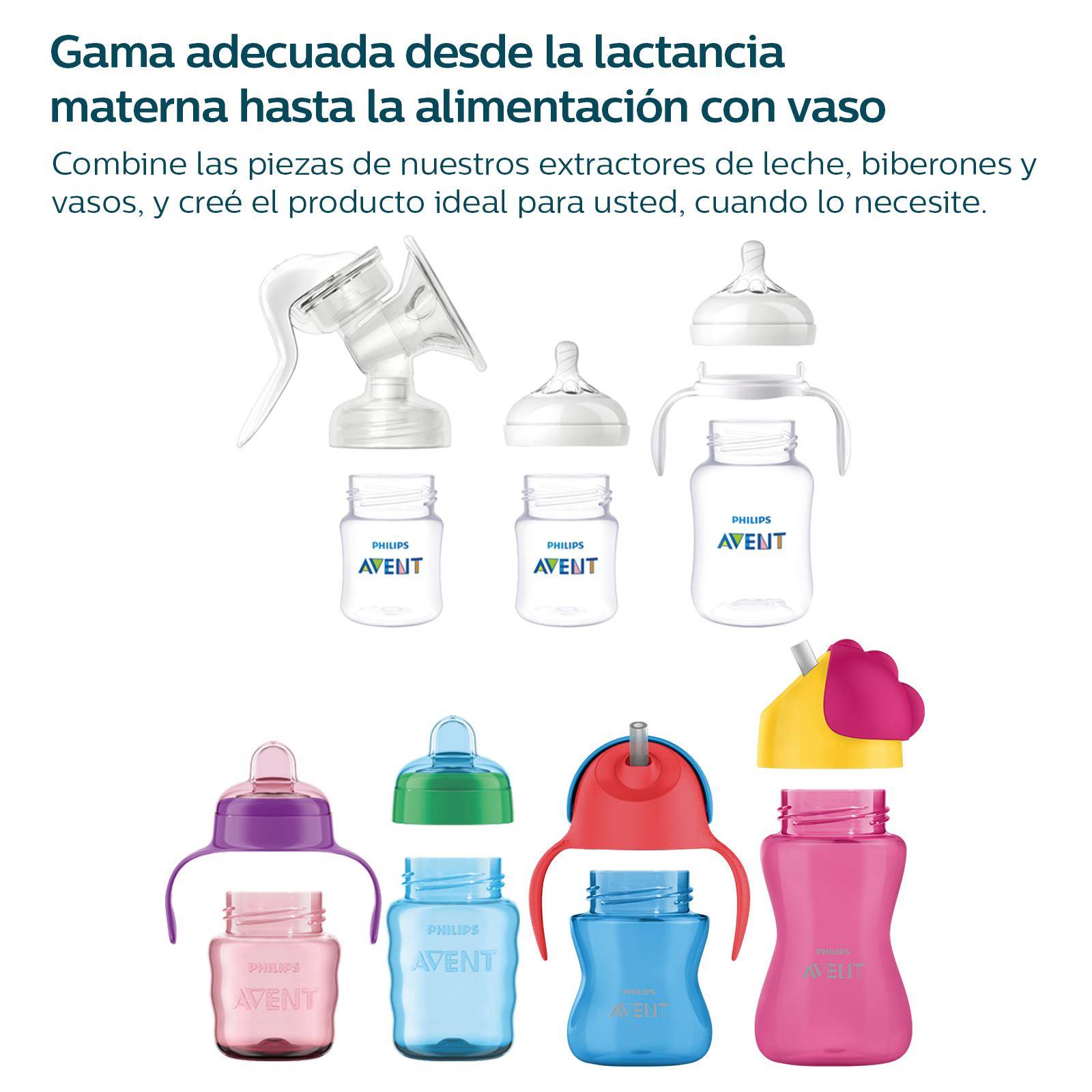 Set Anti Cólico Biberones  Dosificador  Vaso Philips Avent