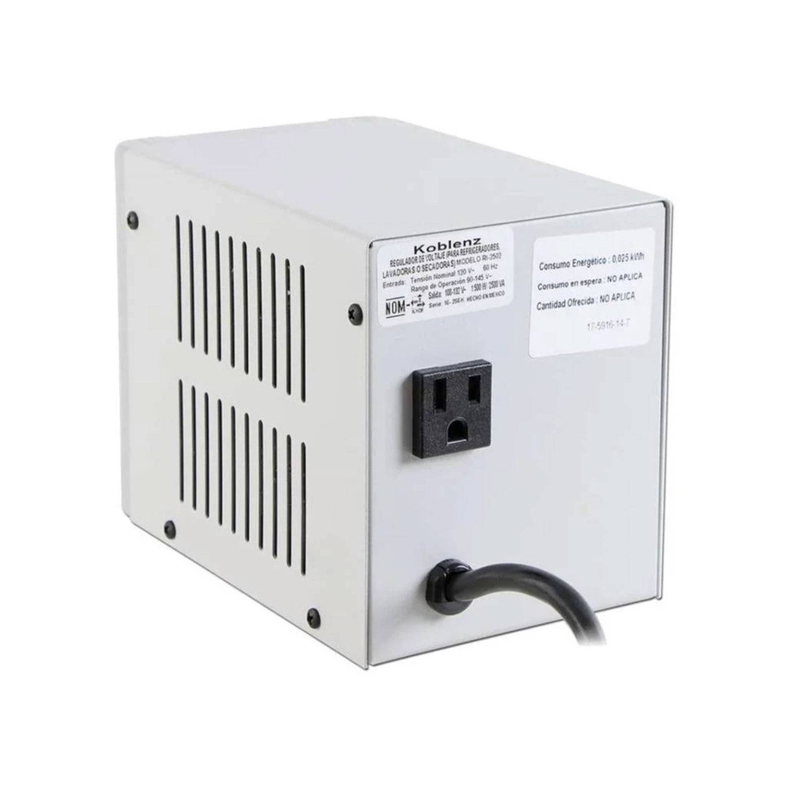 Regulador De Voltaje Para Refrigerador 22 Pies Cúbicos 120V Koblenz
