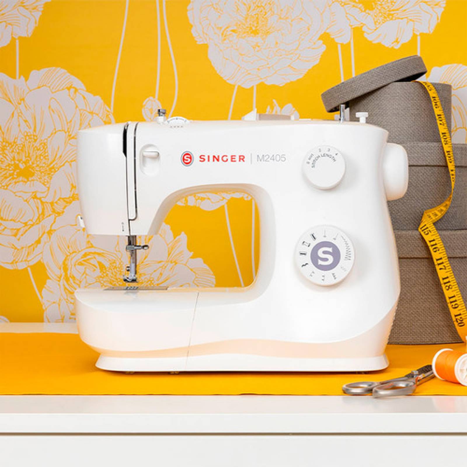 Maquina De Coser Semiautomática 8 Puntadas Singer M2405