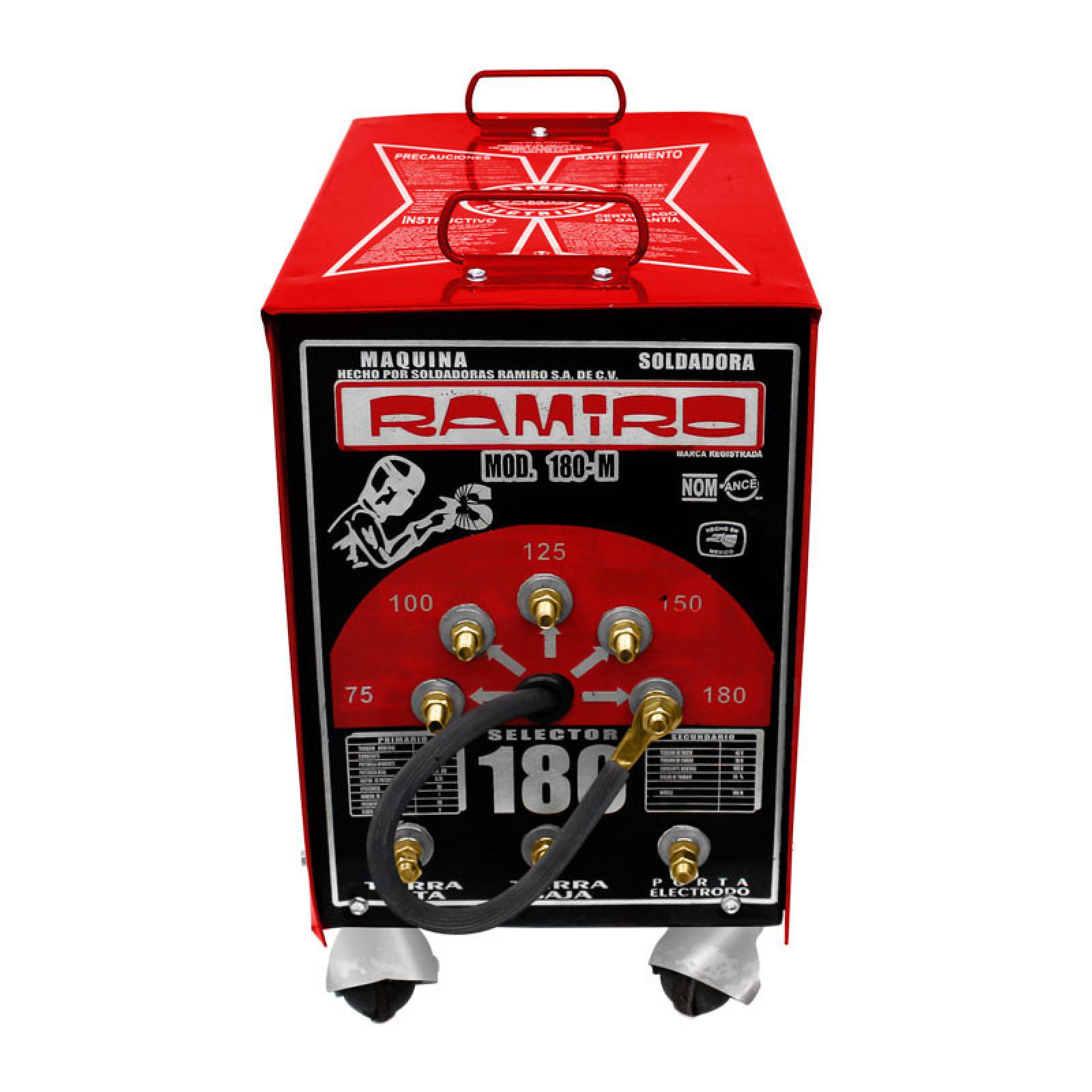 Planta Para Soldar 180 Amps 110V Roja Ramiro