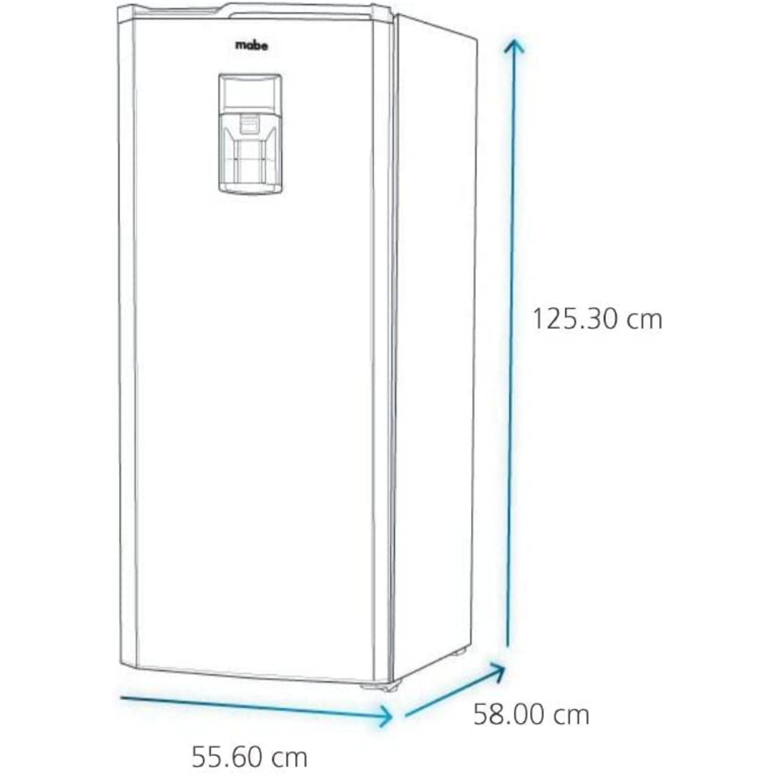 Refrigerador Automático 8p3 Color Grafito RMA210PXMRG0 Mabe