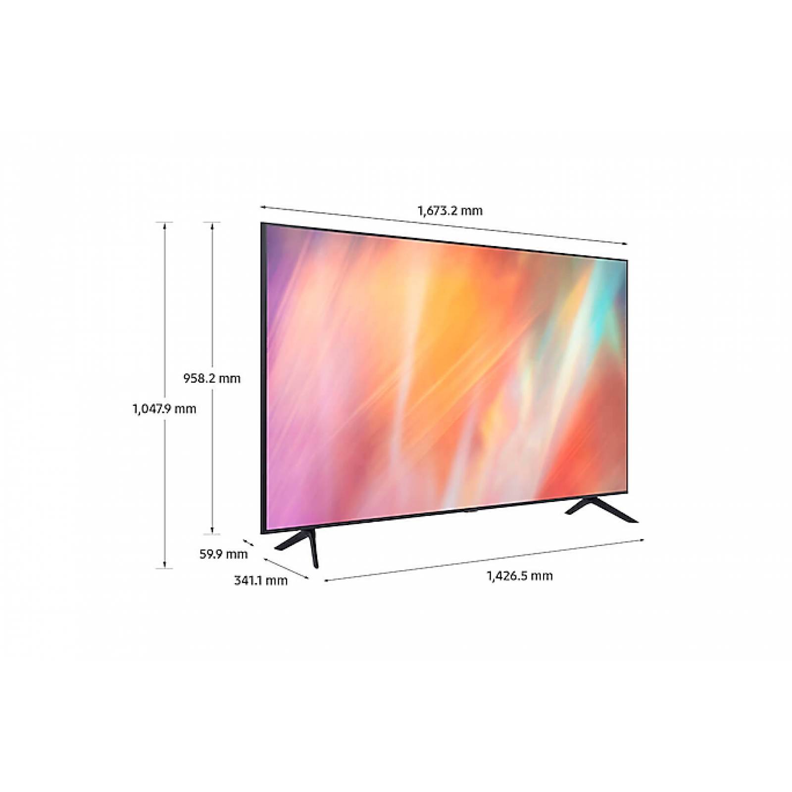 Televisión Pantalla de 75 Pulgadas 4K  Smart Tv Samsung