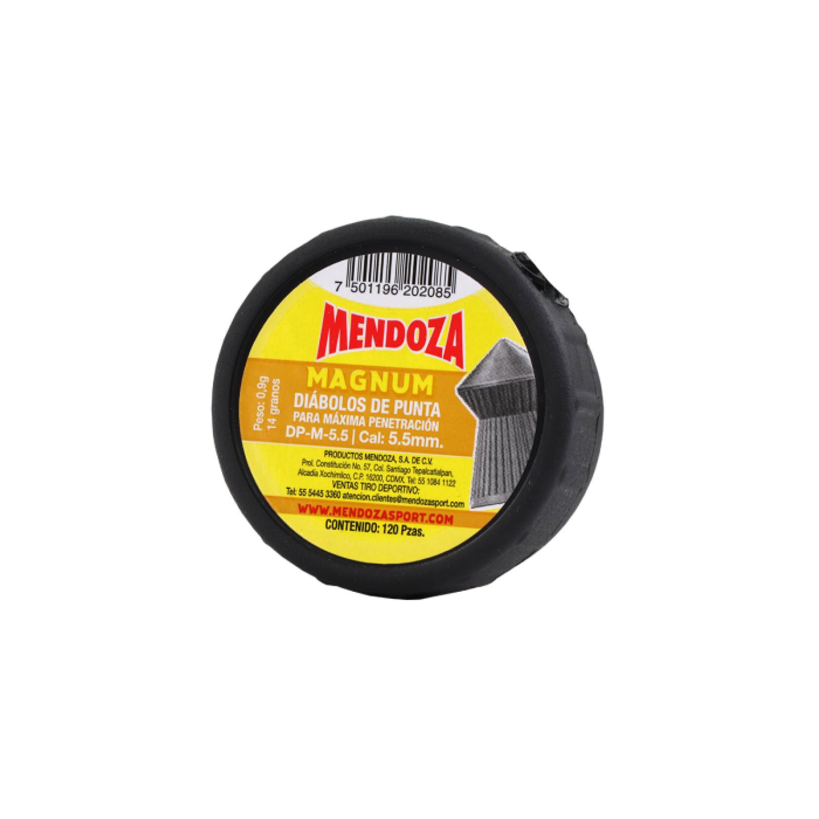 Despachador Diabolo Magnum Cal 5 5 120 Pzas Marca Mendoza