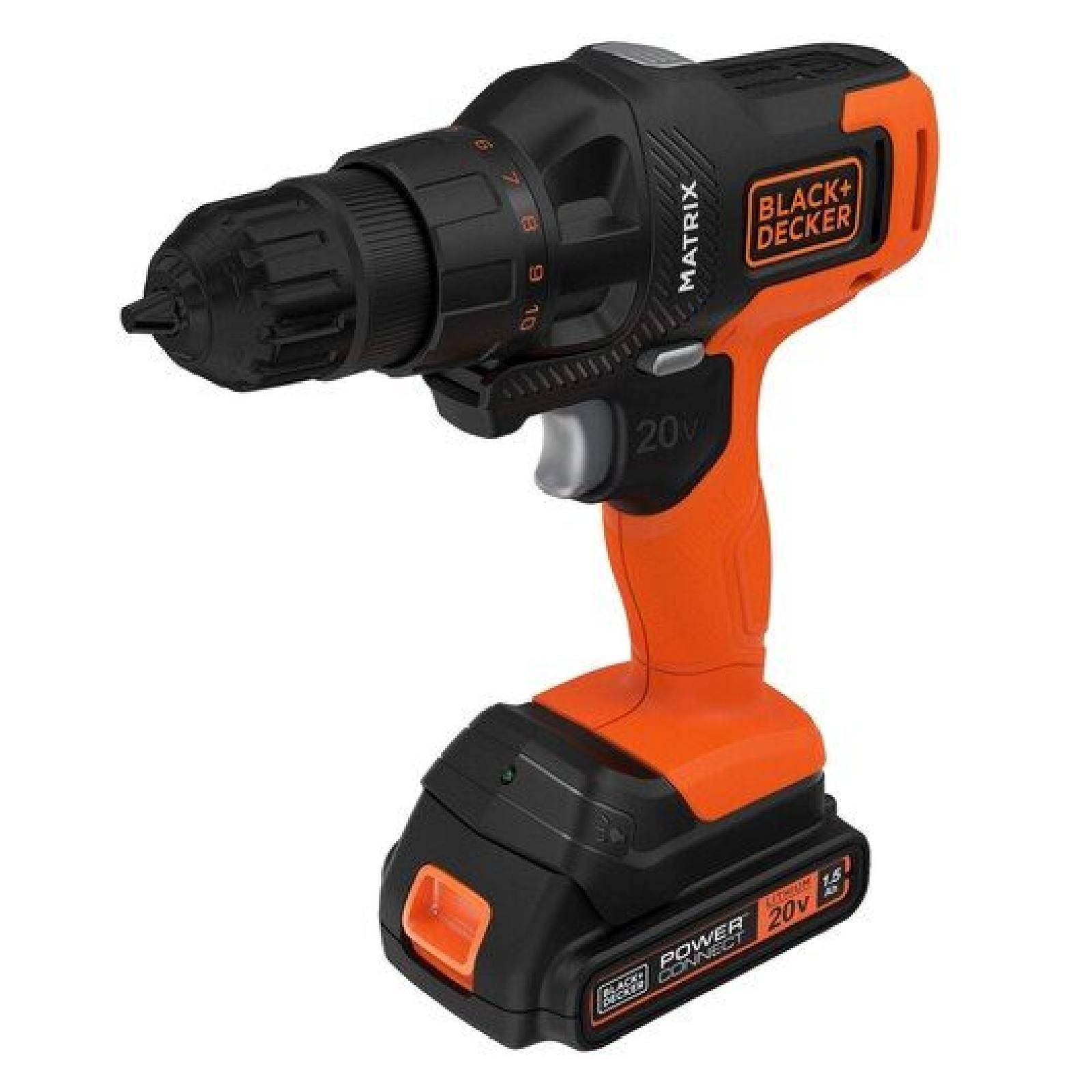 Taladro Inalámbrico 20V 6 Cabezales Mtx20K6A Black   Decker