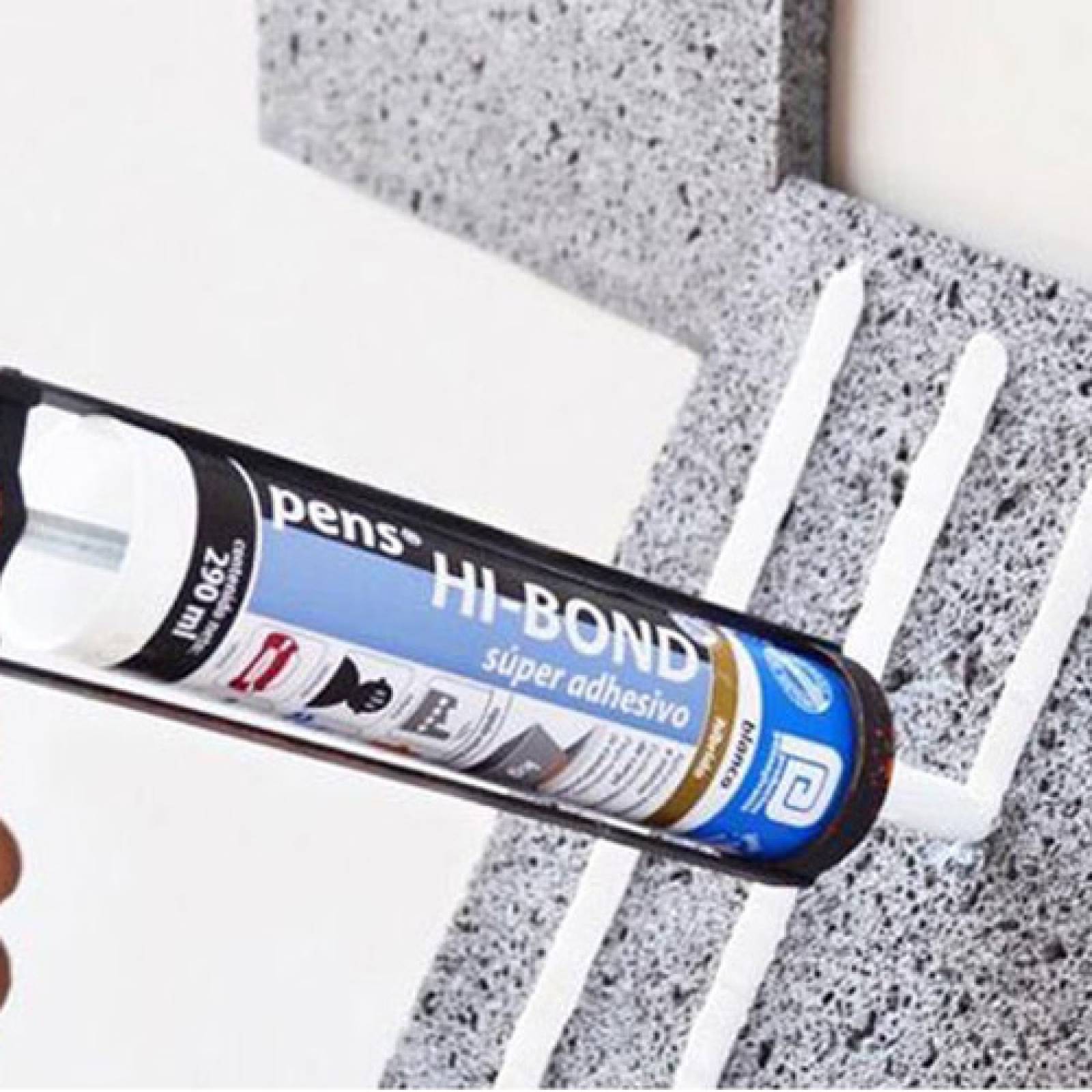 Silicon Adhesivo Pens Hi bond Blanco 290ml Pennsylvania