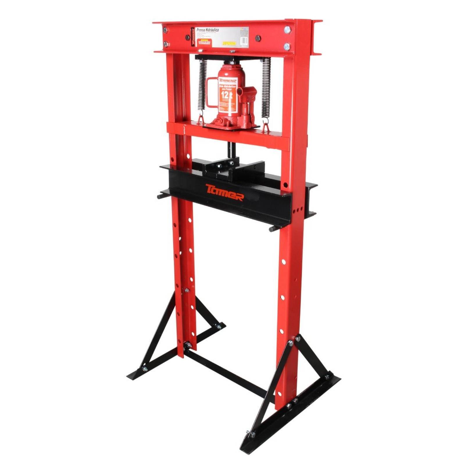 Prensa Hidráulica Acero Reforzado Profesional 12 Ton Tamer
