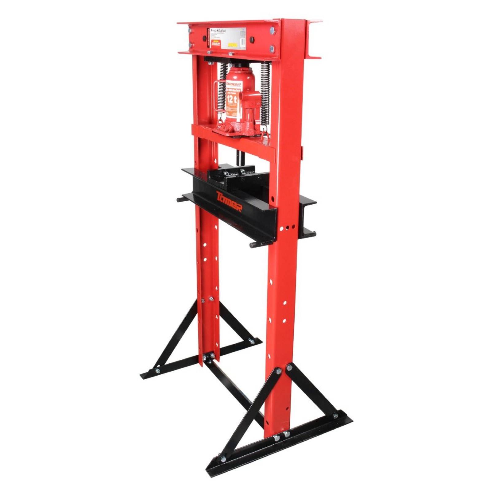 Prensa Hidráulica Acero Reforzado Profesional 12 Ton Tamer