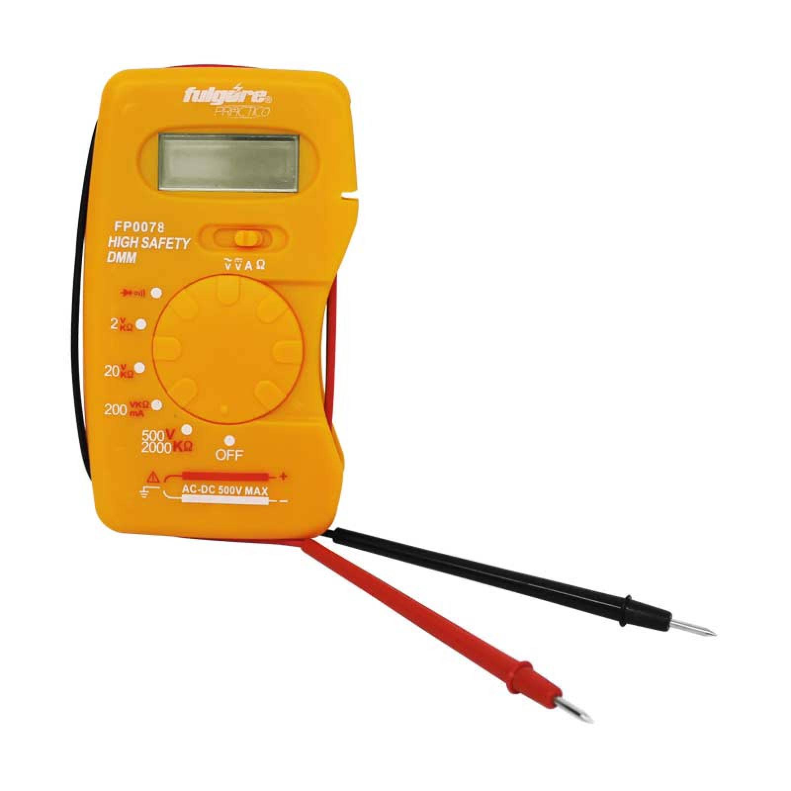 Multímetro Digital De Bolsillo Fp0078 Fulgore