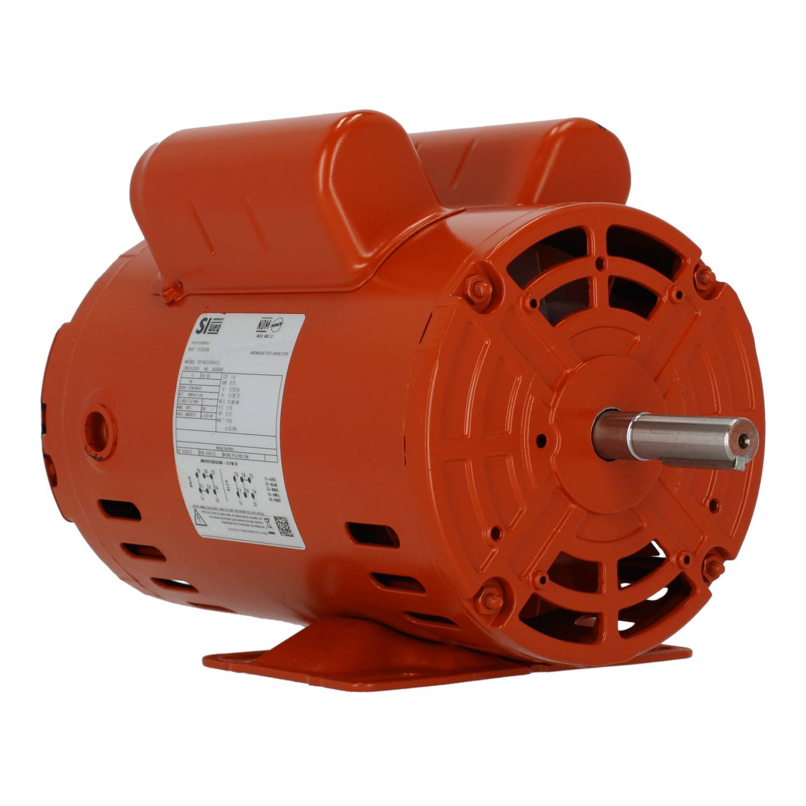 Motor Monofasico 1 Hp 4P En Baja Simotors Weg