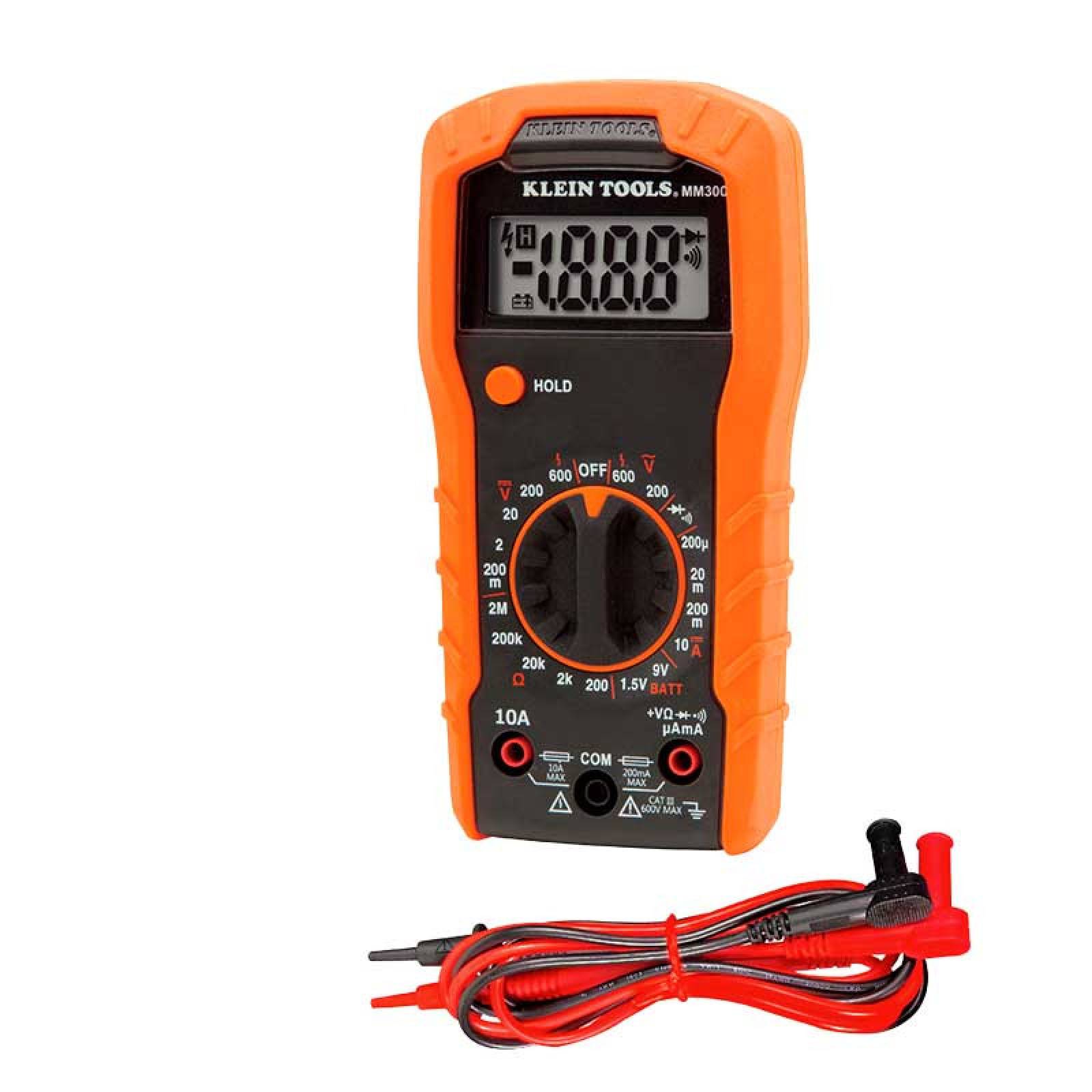 Multímetro Digital Selección Manual 600 V Mm300 Klein Tools