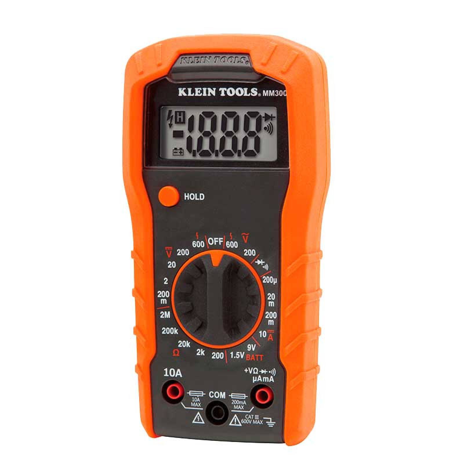 Multímetro Digital Selección Manual 600 V Mm300 Klein Tools