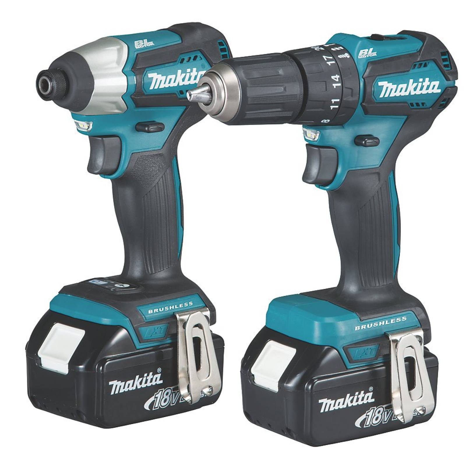 Kit Rotomartillo Atornillador Makita 18V HP482 TD152 DLX213
