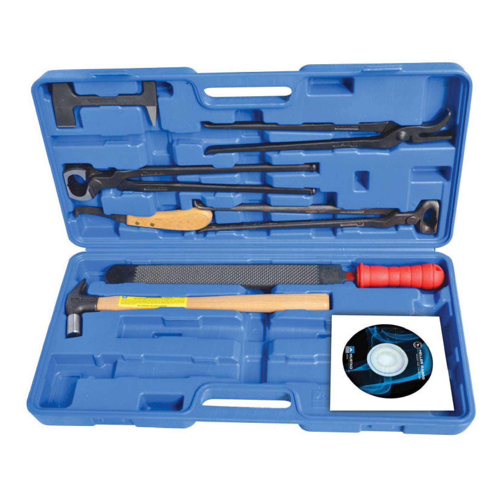 Kit De 8 Herramientas Para Herrar Con Estuche Mustad