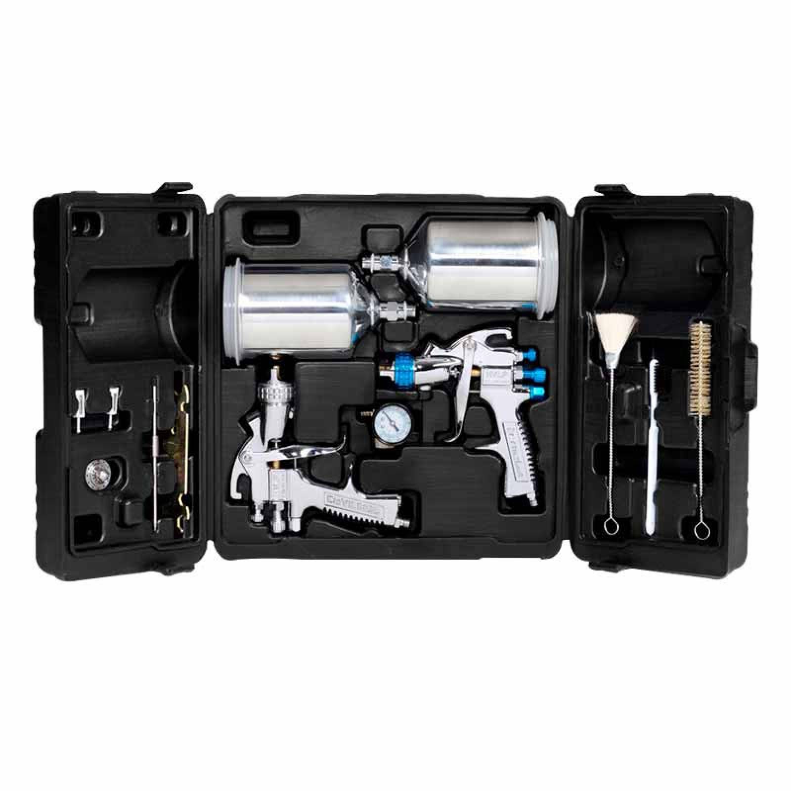 Kit De 2 Pistolas Para Acabados Y Primarios 802343 Devilbiss