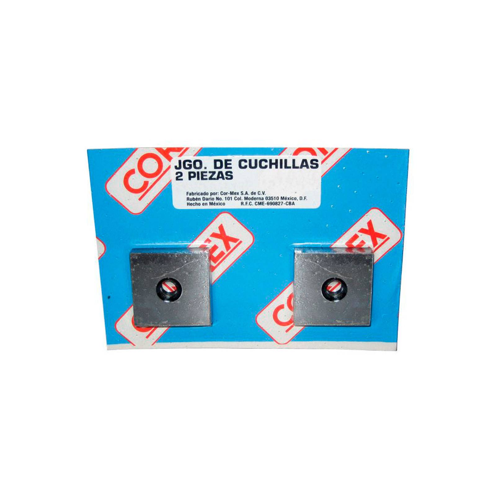 Juego de cuchillas de repuesto para cortadora de varilla 1  Cor mex