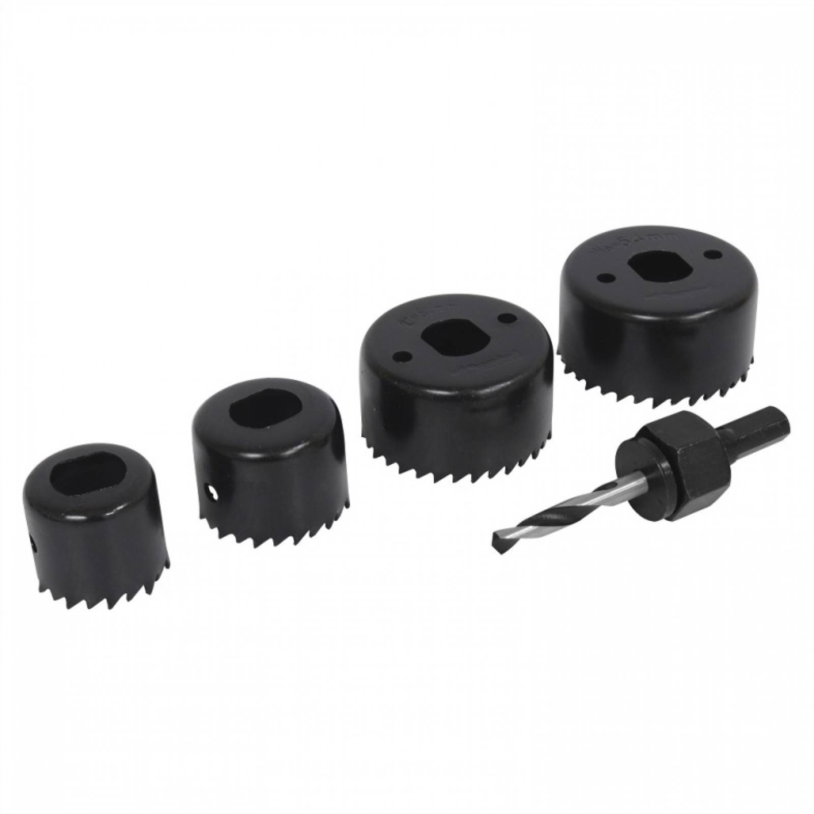 Juego 5pz Corta círculos para madera SANTUL