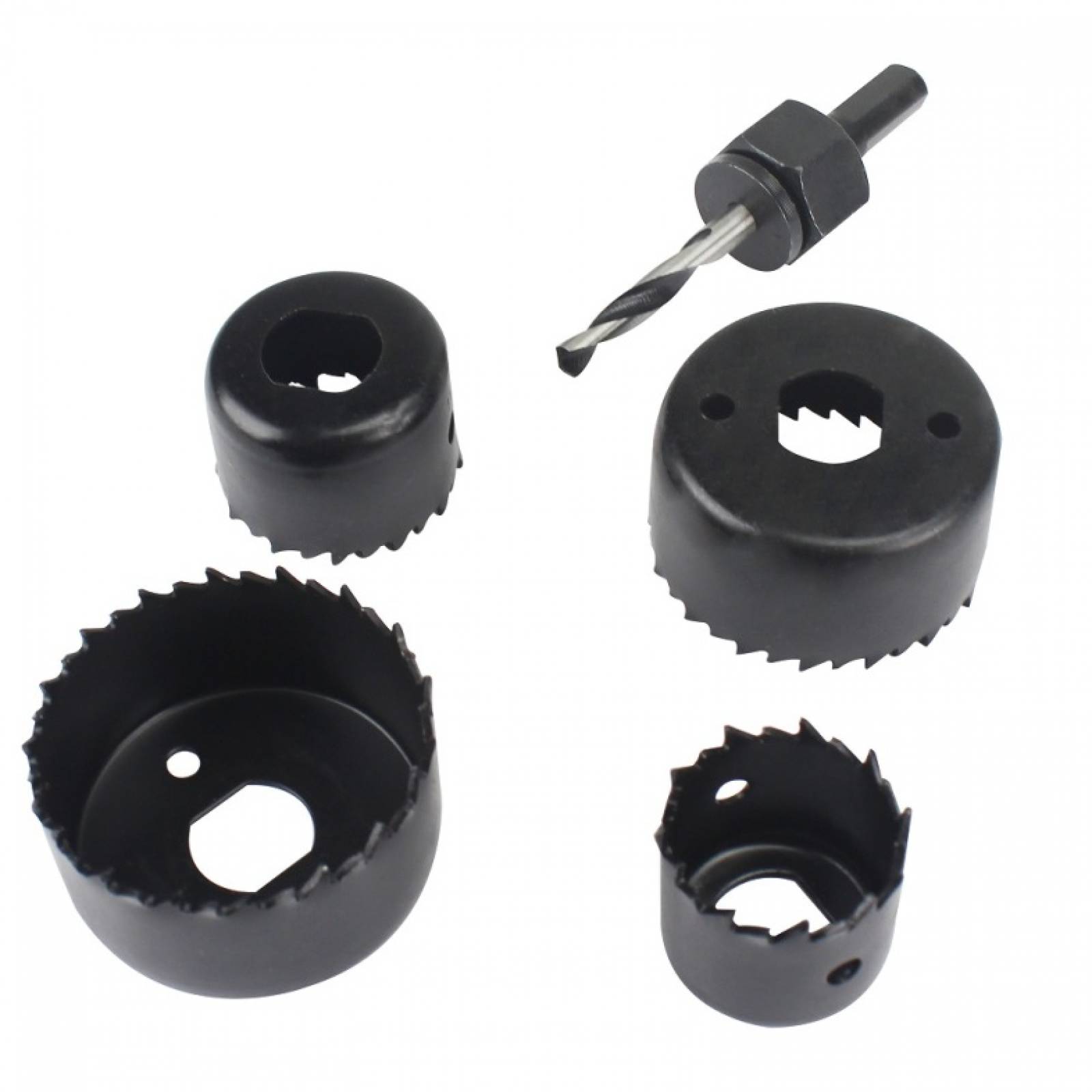 Juego 5pz Corta círculos para madera SANTUL