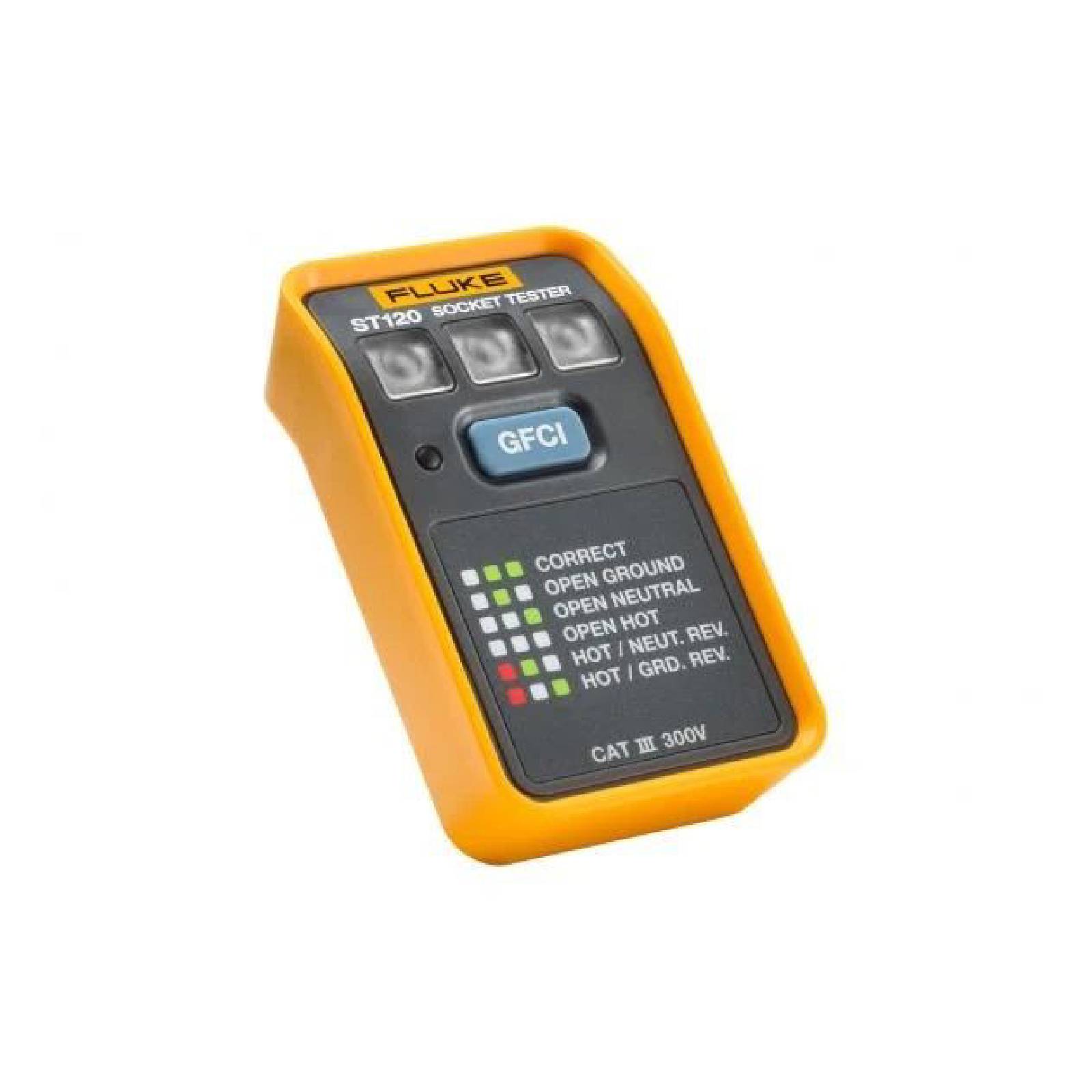 Comprobador Tomas Corriente St120  Gfci Señal Acústica Fluke