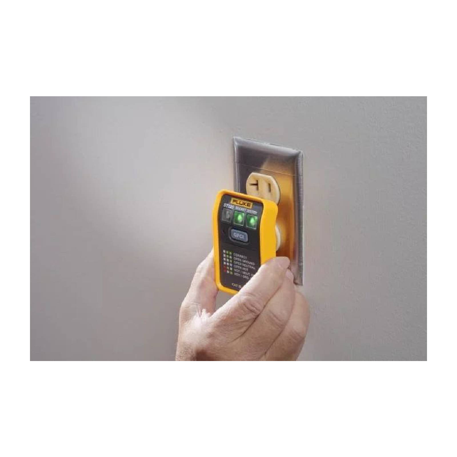 Comprobador Tomas Corriente St120  Gfci Señal Acústica Fluke