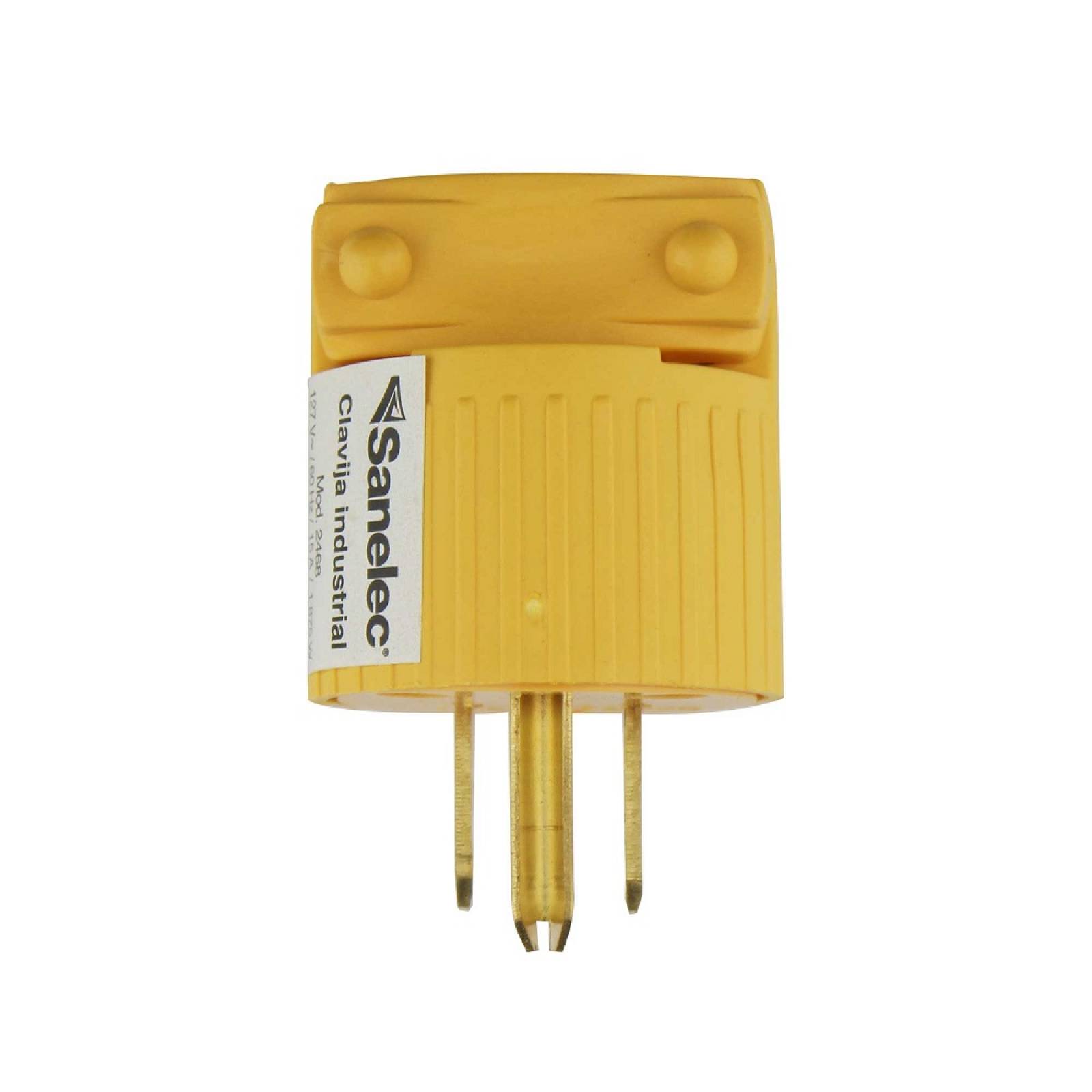 Clavija Plastico Aterrizada SANELEC