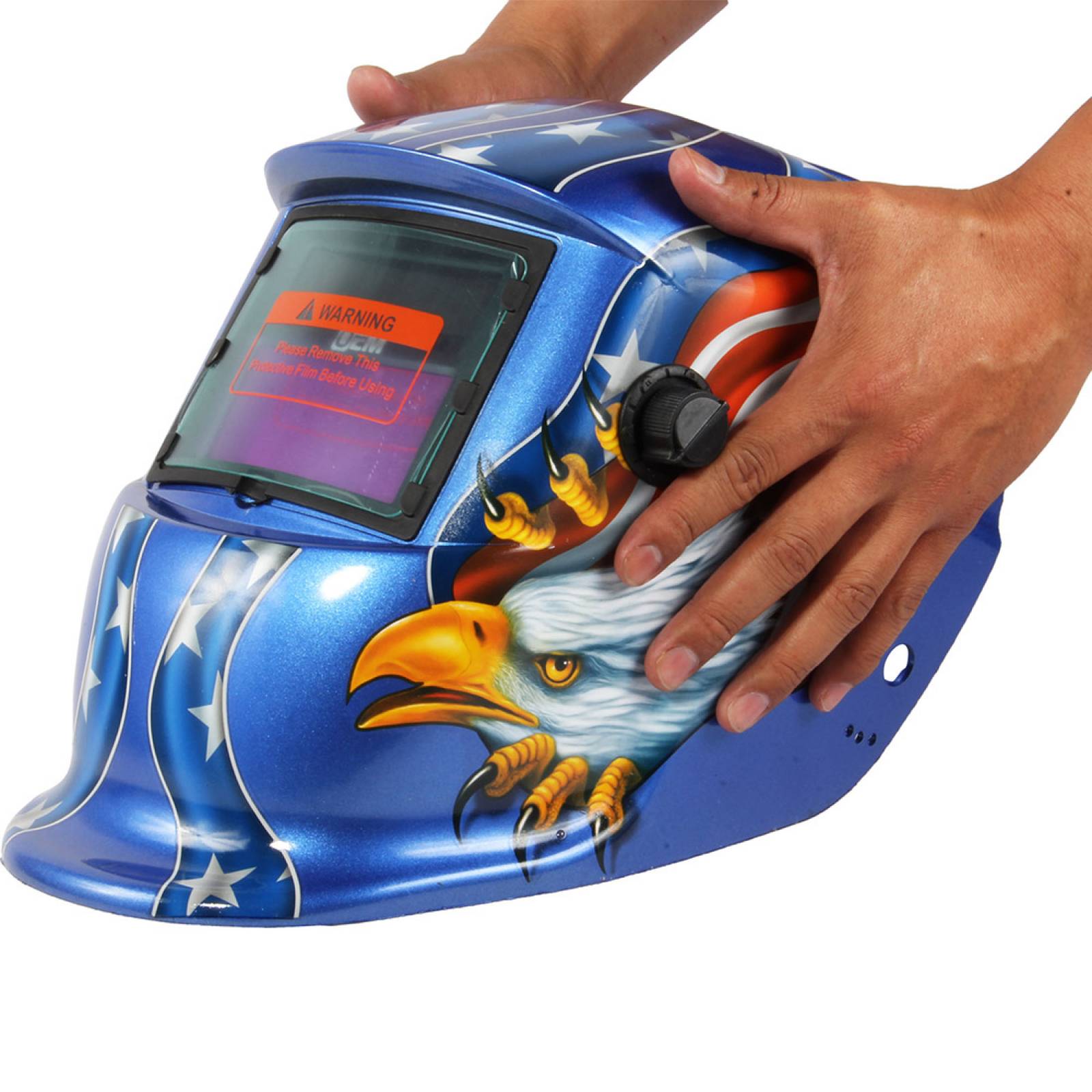 Careta para Soldar Electrónica Casco Aguila Recargable OEM