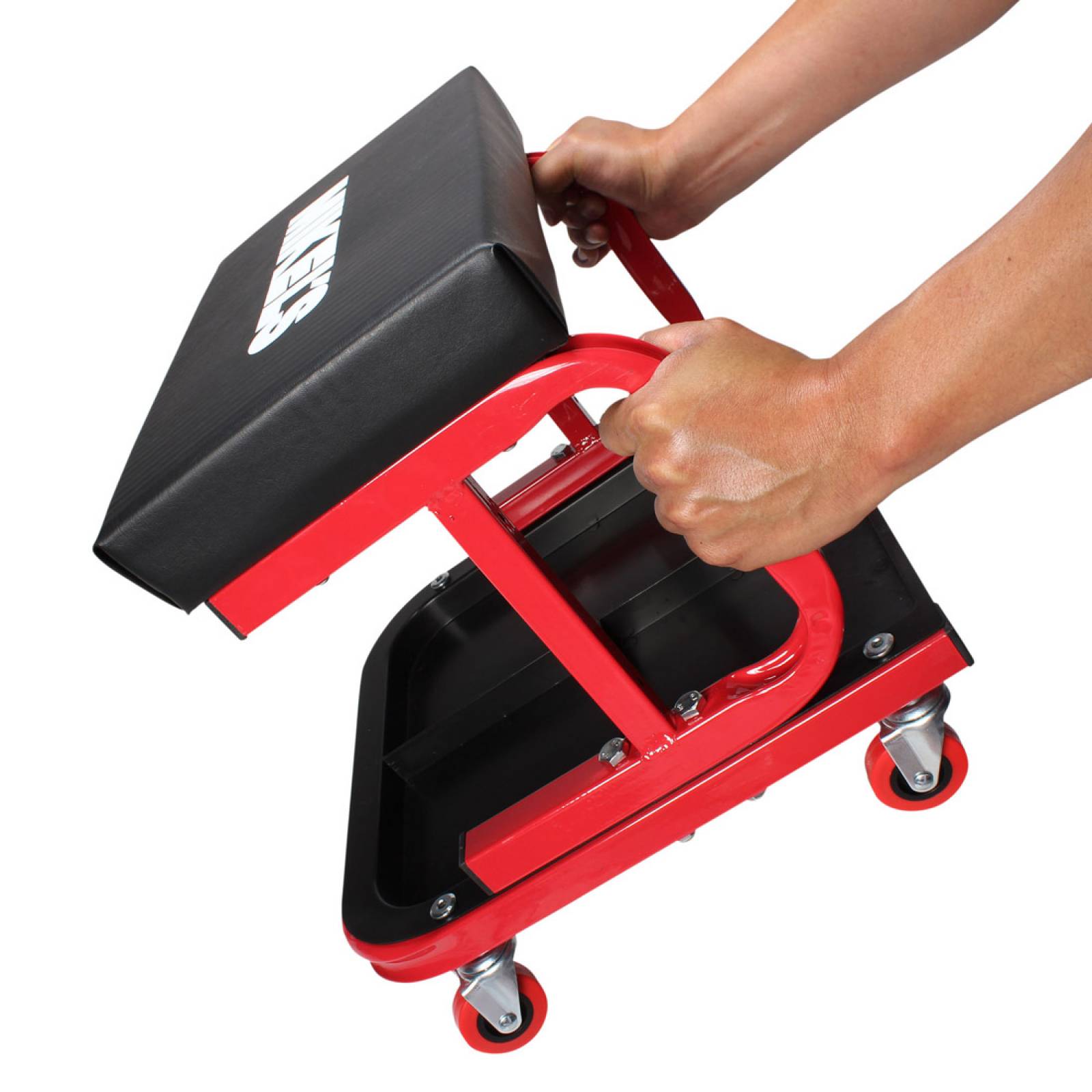 Banco para Mecánico con Depósito Herramientas 4ruedas Mikels