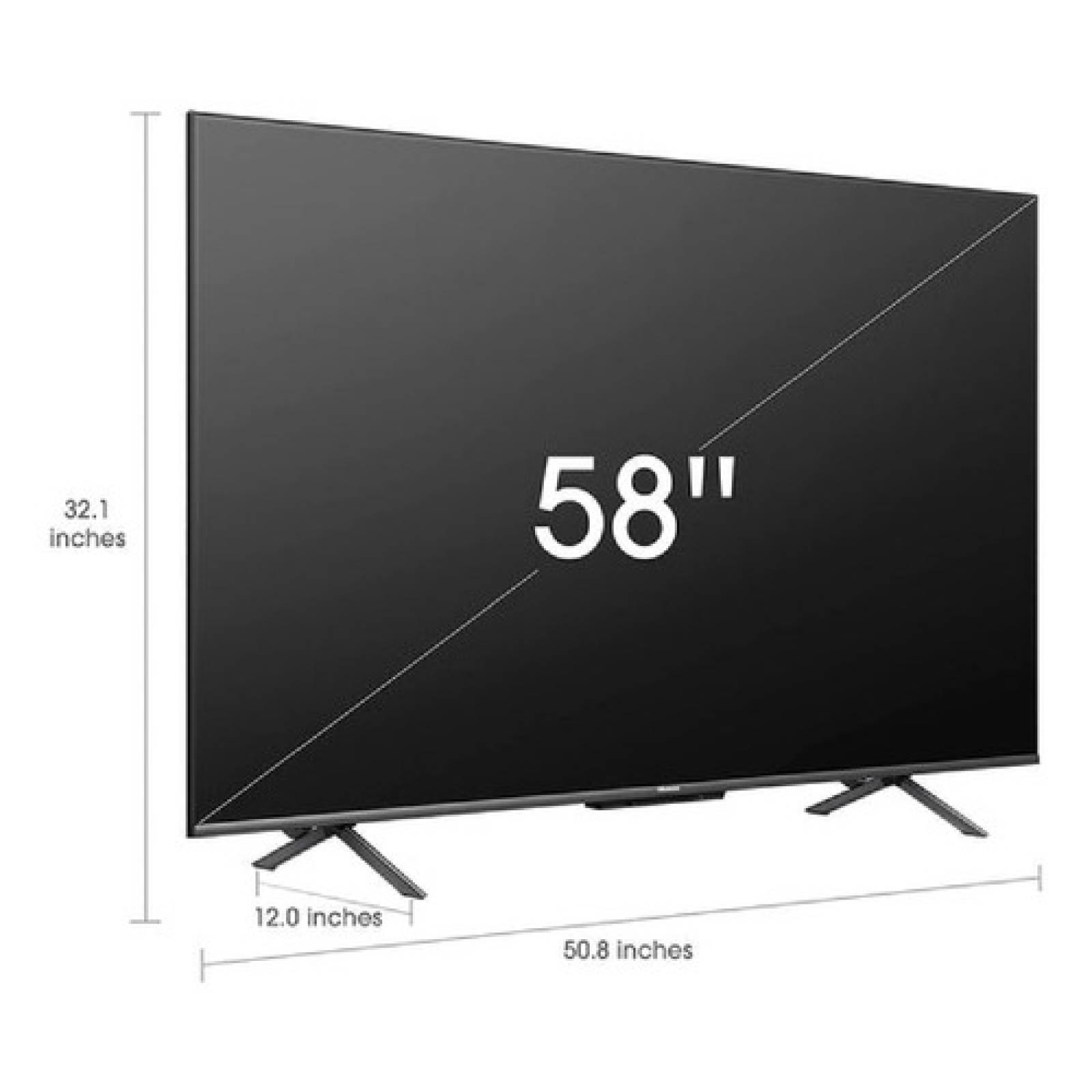 Pantalla 58 Pulgadas Led 4k Uhd Smart Fire Tv 58u6hf Hisense