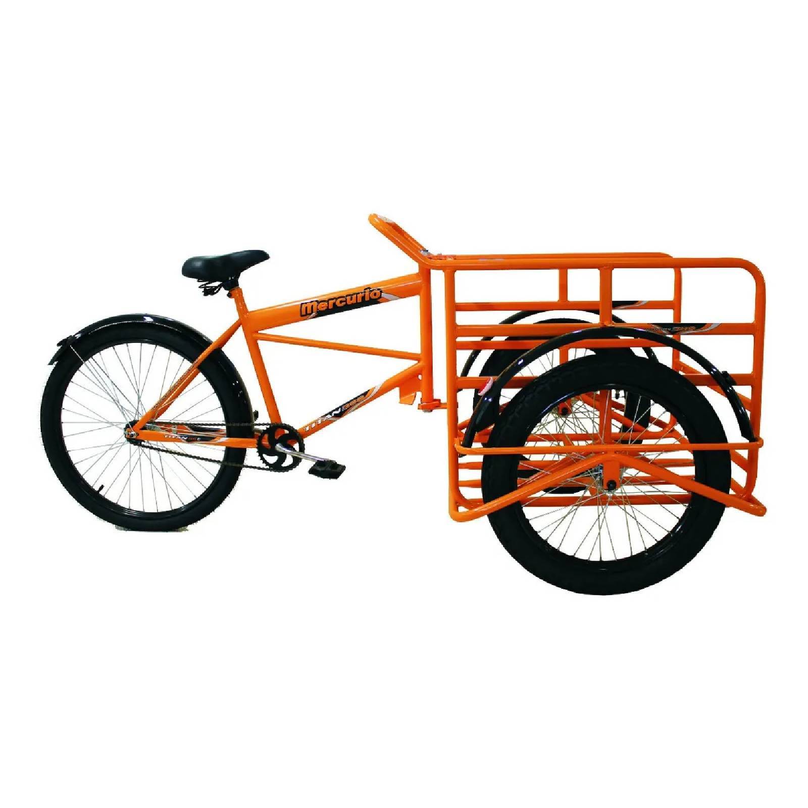 Bicicleta Triciclo Carga Reforzado R26 Titán Mercurio