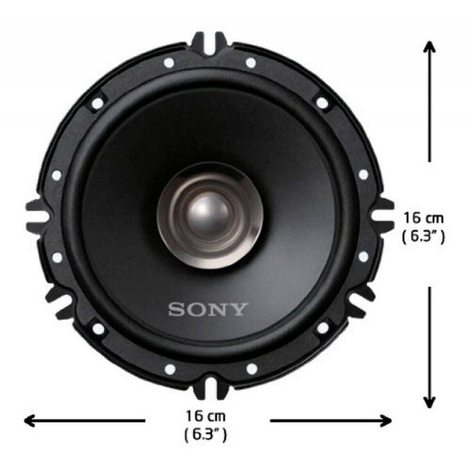 Bocinas Woofer Doble Cono 6 3 PuLG 40 W Sony Xs fb161e